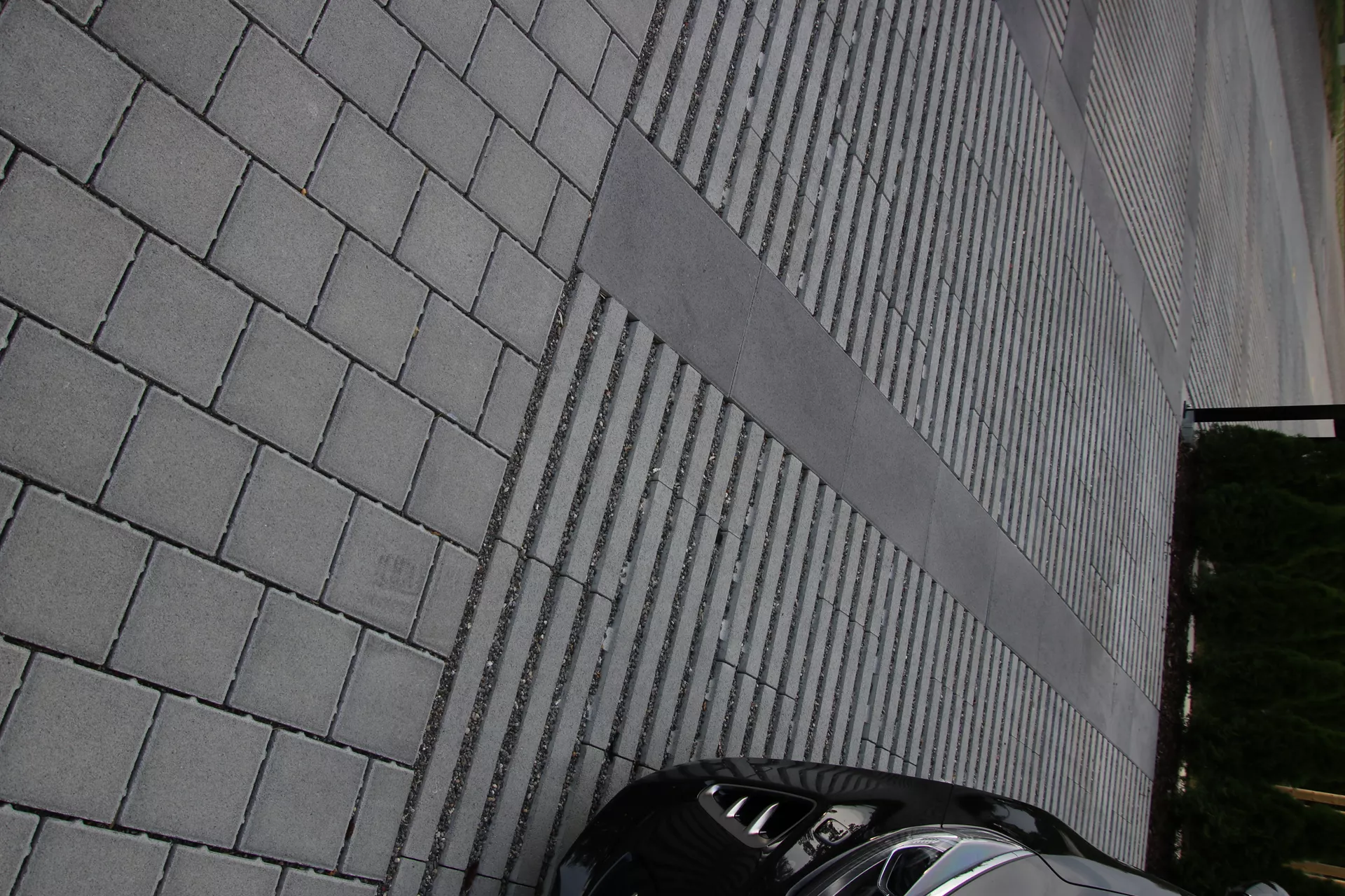 RAINA Rasenliner mit Verschiebesicherung grau glatt L 60 cm B 40 cm H 10 cm