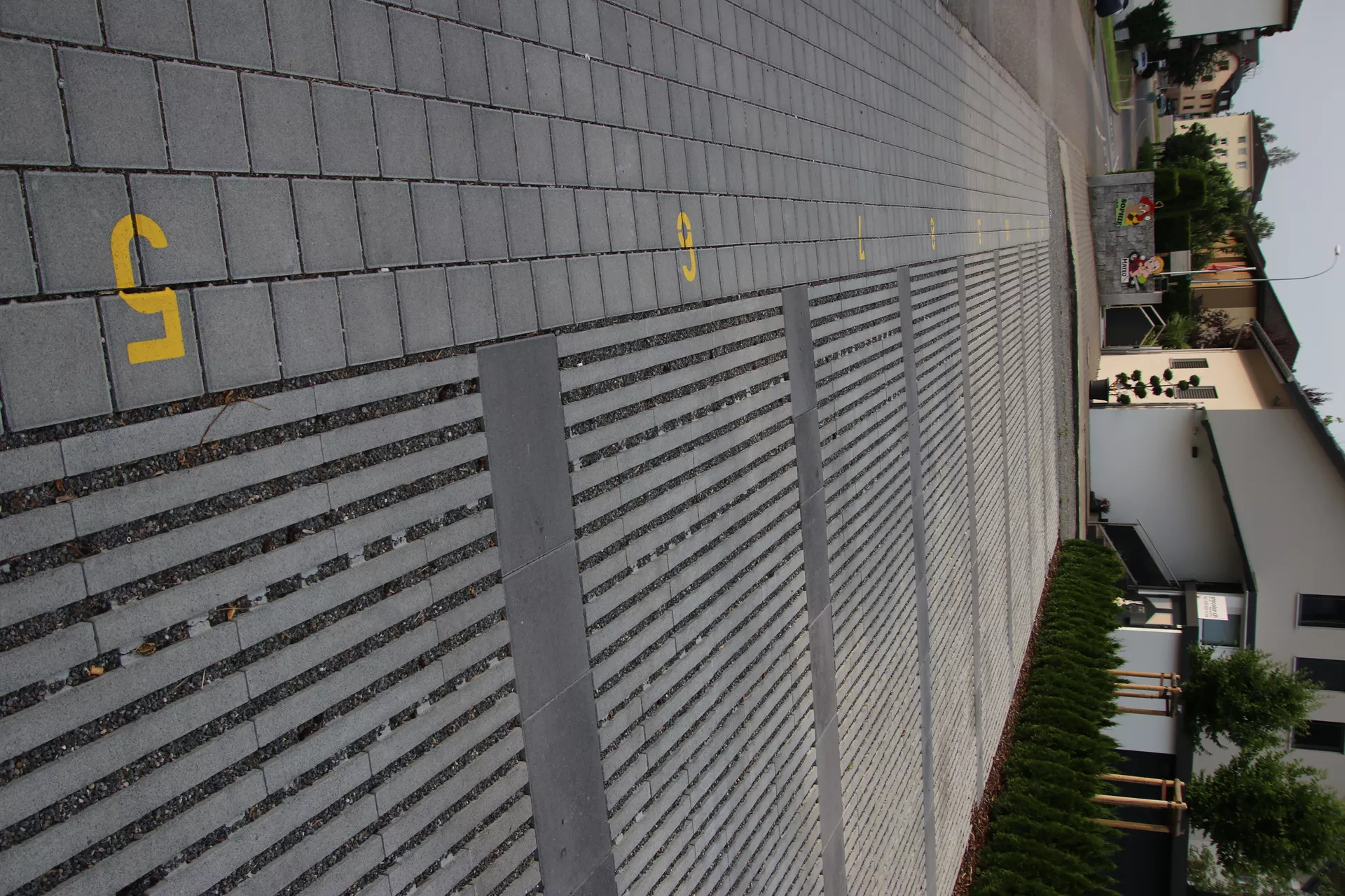 RAINA Rasenliner mit Verschiebesicherung grau glatt L 60 cm B 40 cm H 10 cm