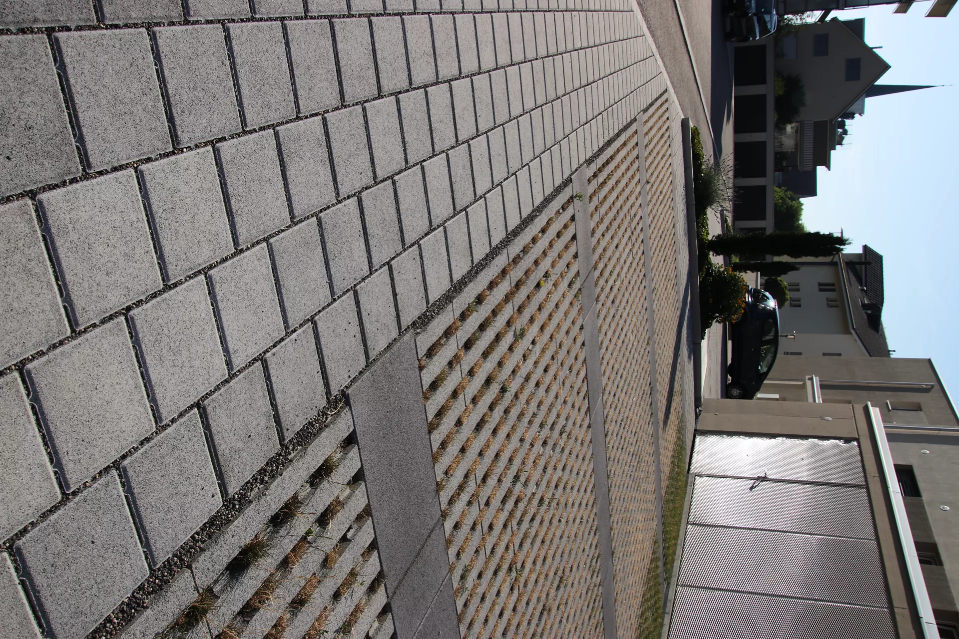 RAINA Rasenliner mit Verschiebesicherung grau glatt L 60 cm B 40 cm H 10 cm