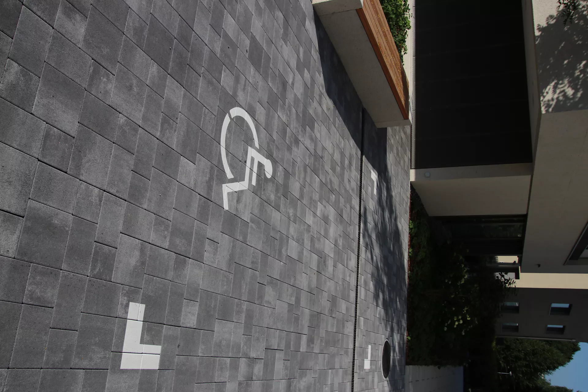 VEGAS Pflasterstein grau schattiert glatt fein gefast L 15-22.5 cm H 6 cm