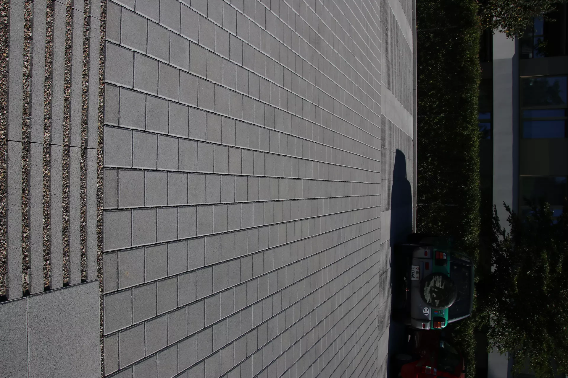 CLASSIC DRAIN Ökostein mit Nocken Normalstein grau glatt leicht gefast L 20 cm B 20 cm H 8 cm