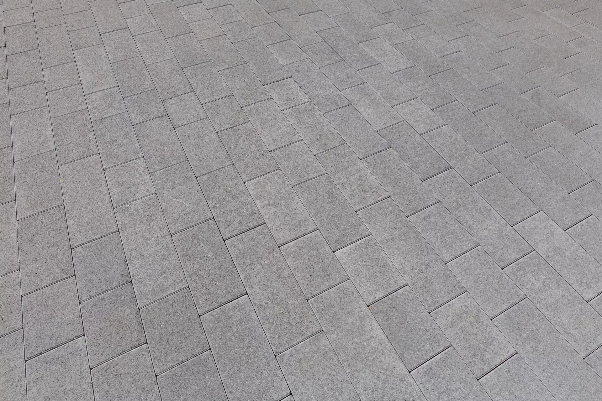 RAINA Pflasterstein grau glatt leicht gefast L 20-40 cm B 15 cm H 8 cm