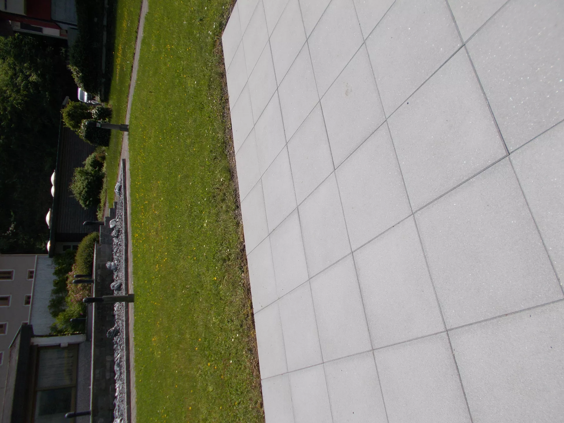 ESTRELLA fino Gehwegplatte grau-anthrazit gestrahlt gefast L 50 cm B 50 cm H 4 cm