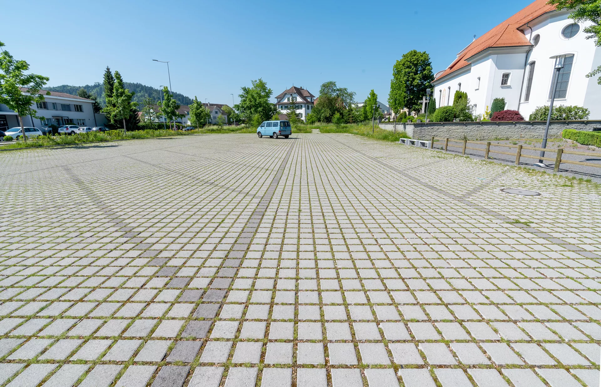 CLASSIC RASEN Ökostein mit Nocken grau glatt gefast L 20 cm B 20 cm H 8 cm