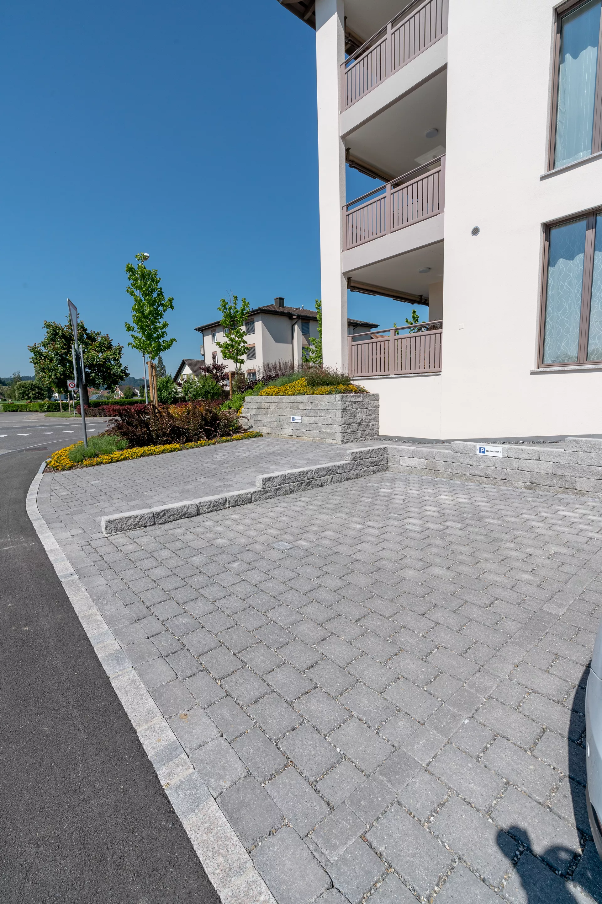 TEGULA SPLITT Ökostein mit Nocken Normalstein grau Kanten gebrochen L 23.2 cm B 17.2 cm H 7 cm