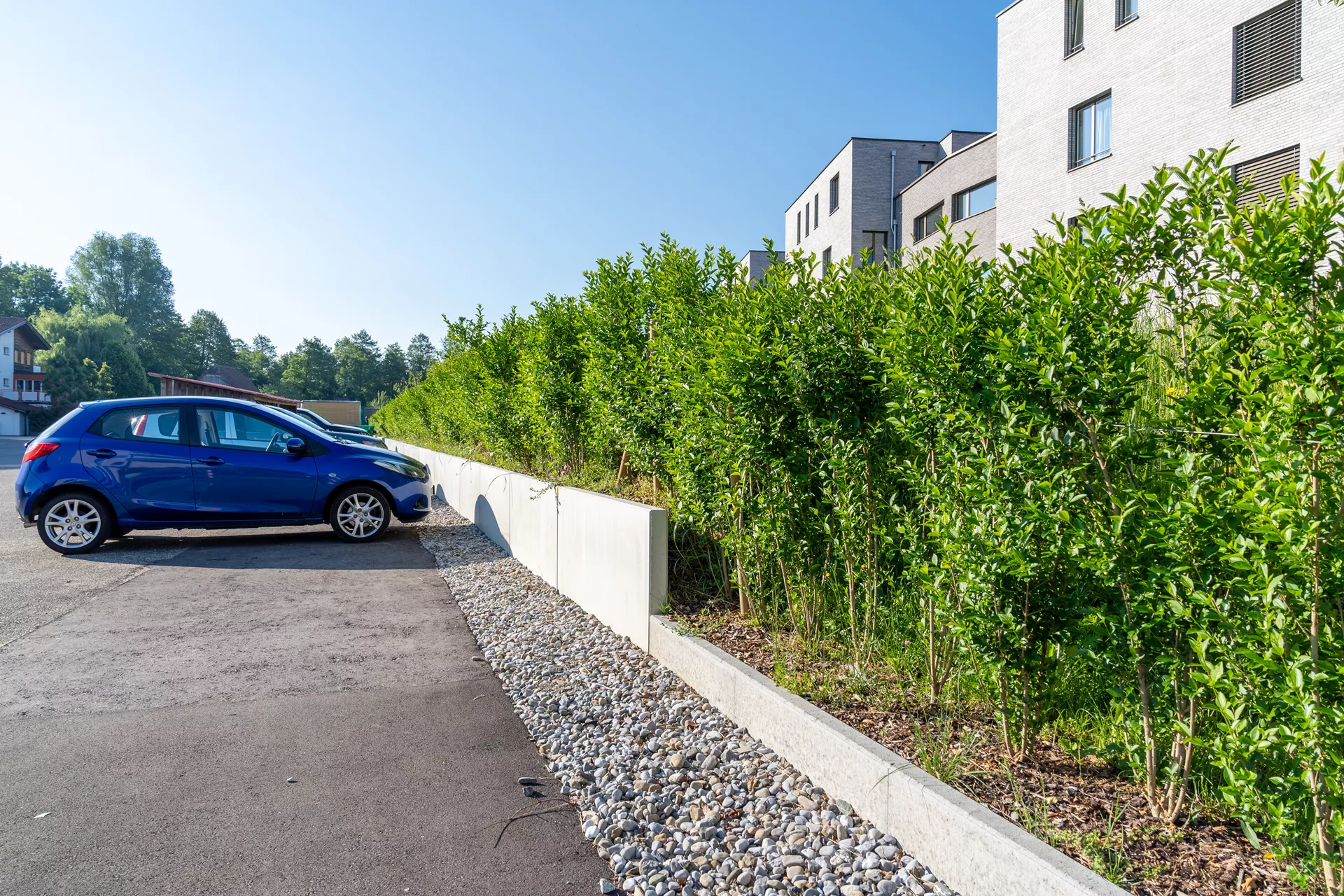 TRIPLA Winkelplatte bewehrt Typ 12.81 grau glatt gefast L 100 cm B 75 cm H 120 cm W 12 cm