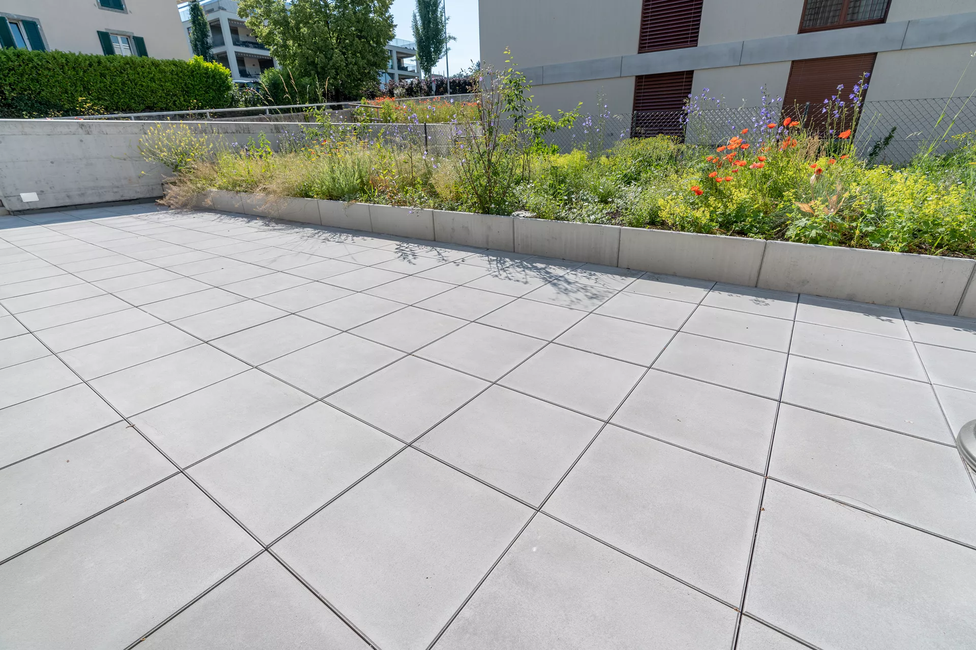 PARCO SELECTION Gartenplatte grau glatt gefast L 50 cm B 50 cm H 4 cm