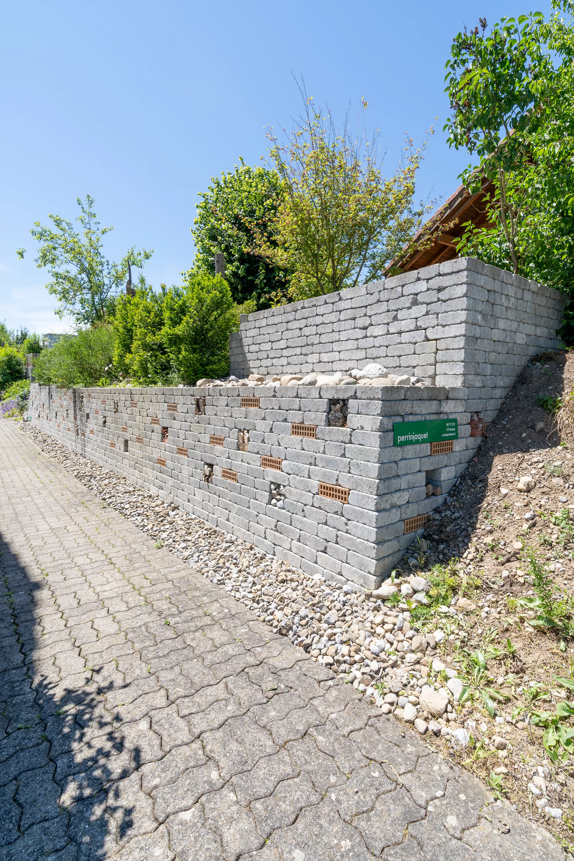 CUATRO Mauersteine Kanten gebrochen naturgrau L 20-35 cm B 25 cm H 15 cm