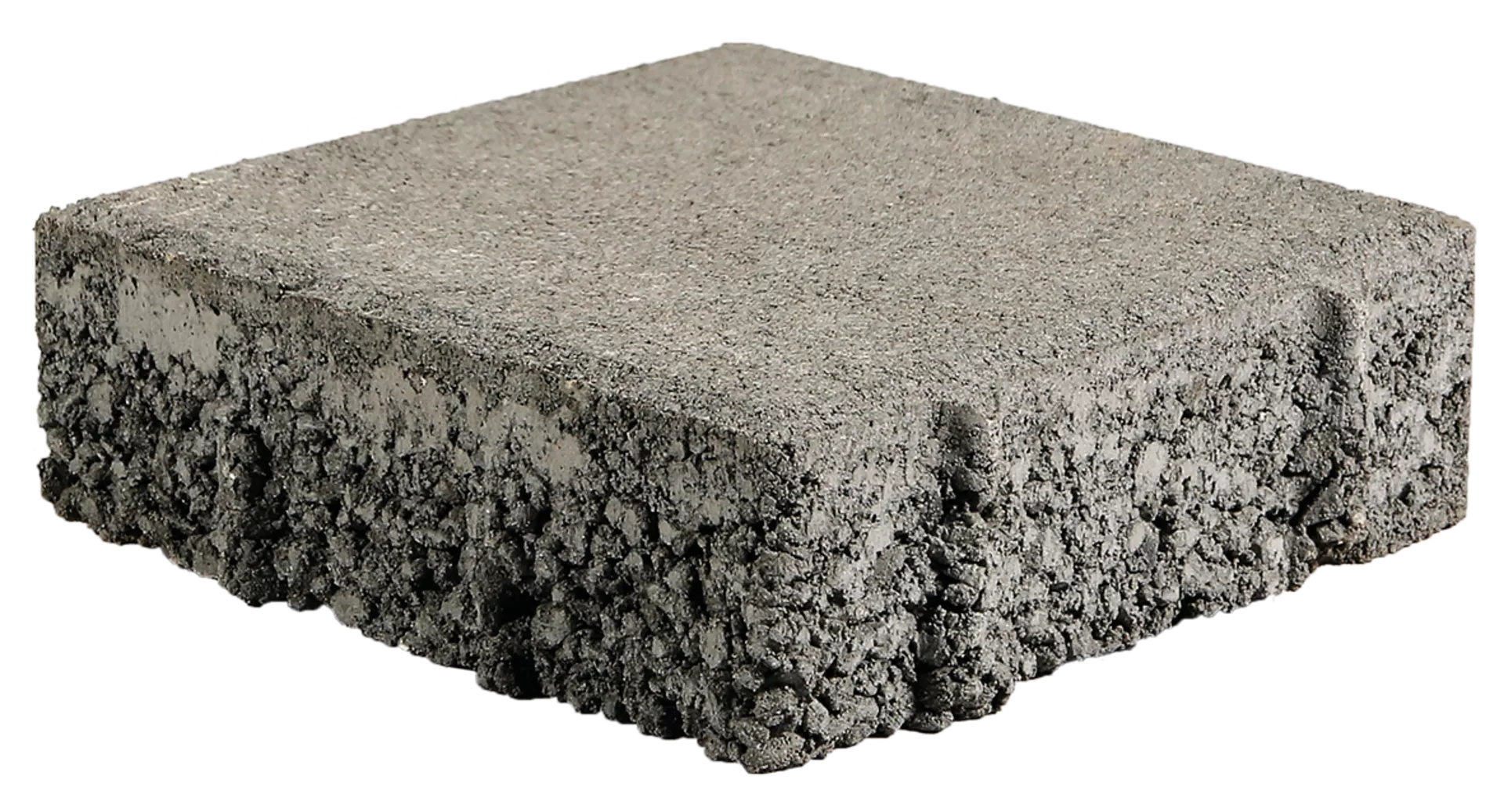 CLASSIC DRAIN Ökostein mit Nocken Normalstein grau glatt leicht gefast L 20 cm B 20 cm H 8 cm