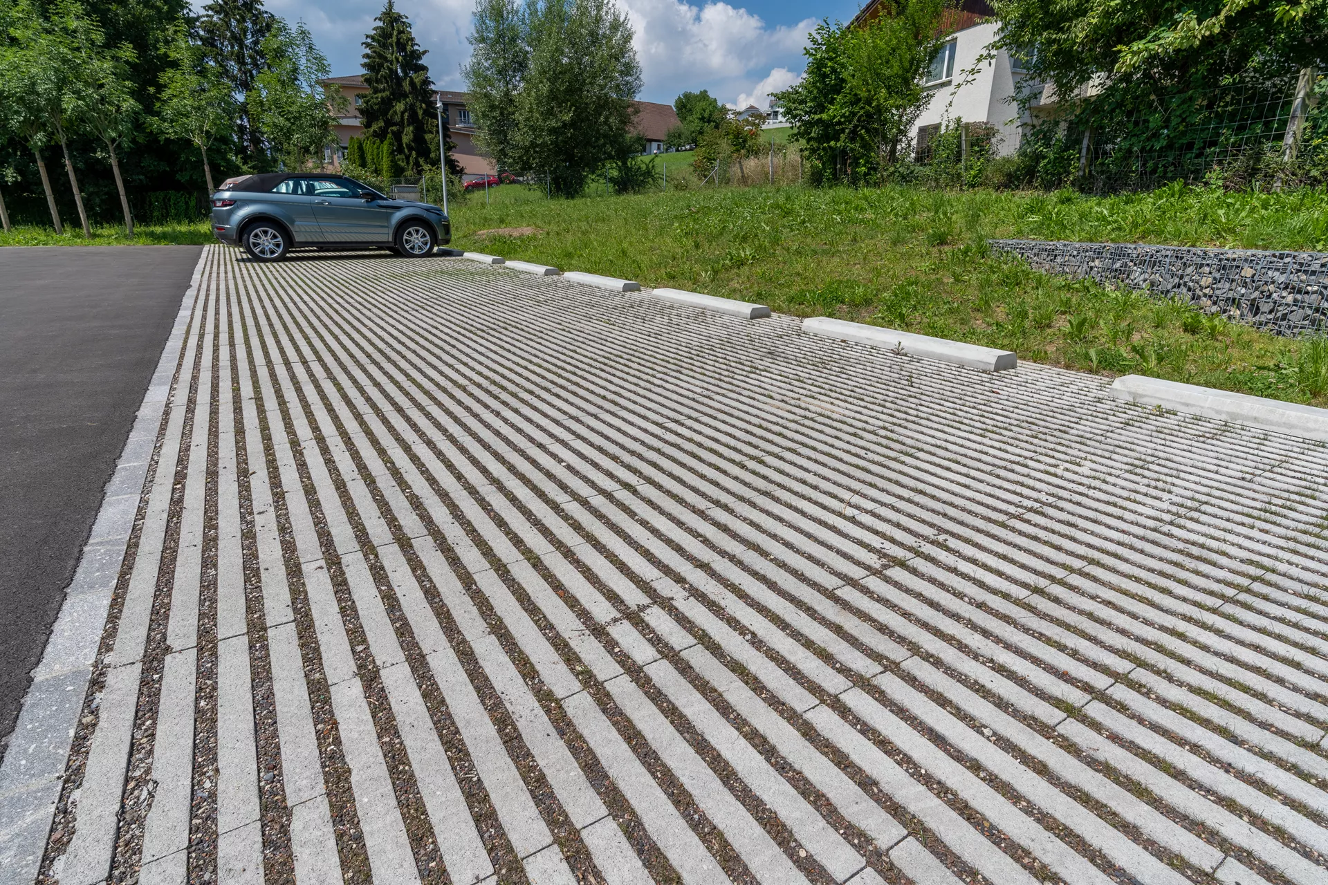 RAINA Rasenliner mit Verschiebesicherung grau glatt L 60 cm B 40 cm H 10 cm