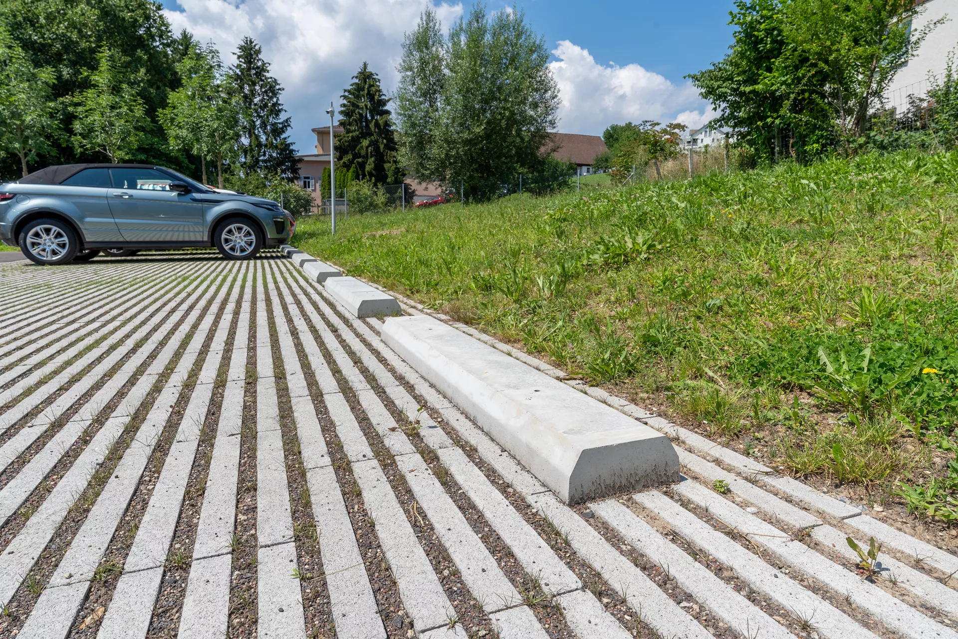 RAINA Rasenliner mit Verschiebesicherung grau glatt L 60 cm B 40 cm H 10 cm