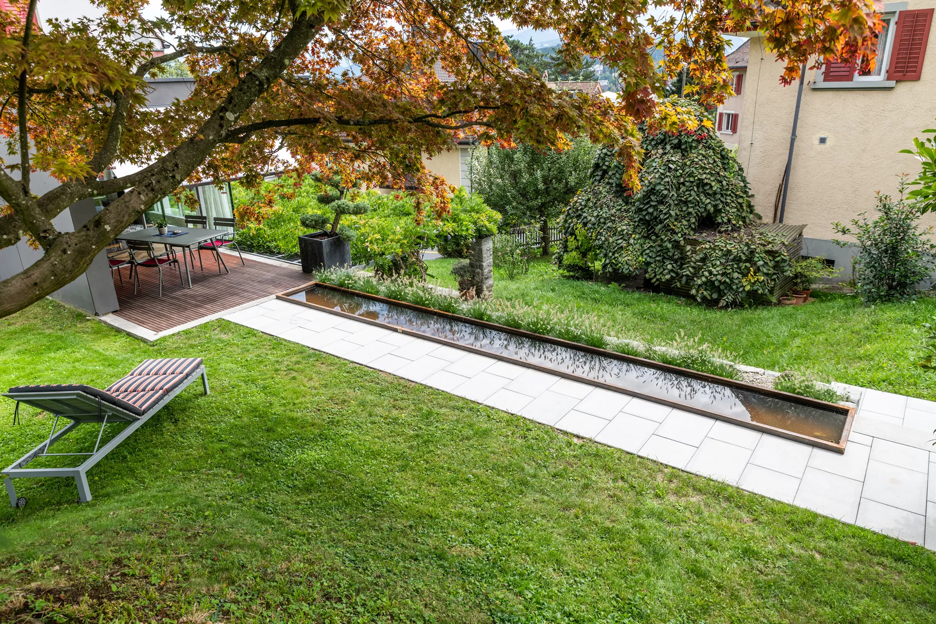 PARCO FINA Gartenplatte grau gestrahlt gefast L 50 cm B 50 cm H 4 cm