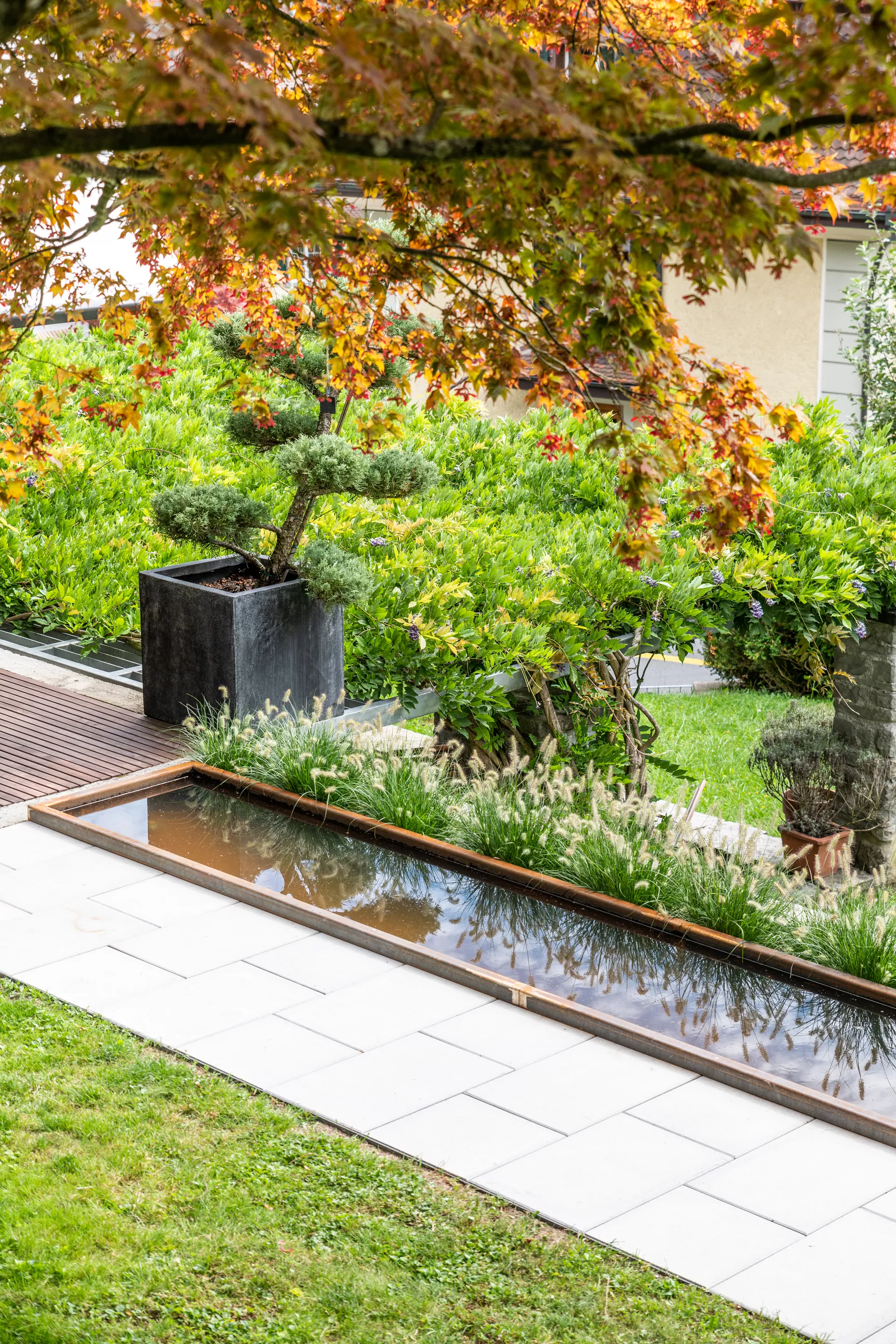 PARCO FINA Gartenplatte grau gestrahlt gefast L 50 cm B 50 cm H 4 cm