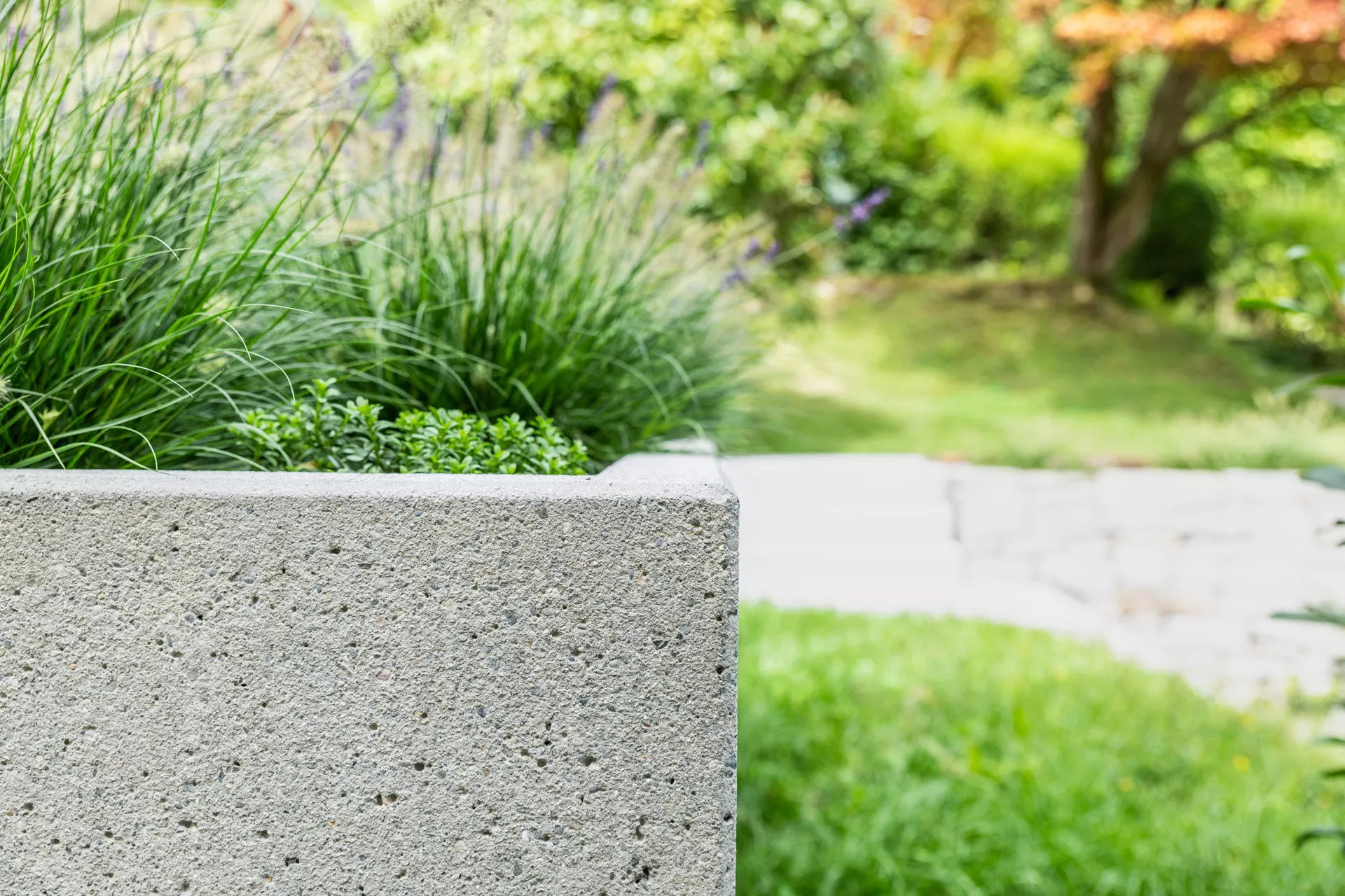 ROZTEC Winkelplatten Typ Midi bewehrt grau gestrahlt gefast L 100 cm B 60 cm H 100 cm W 9 cm