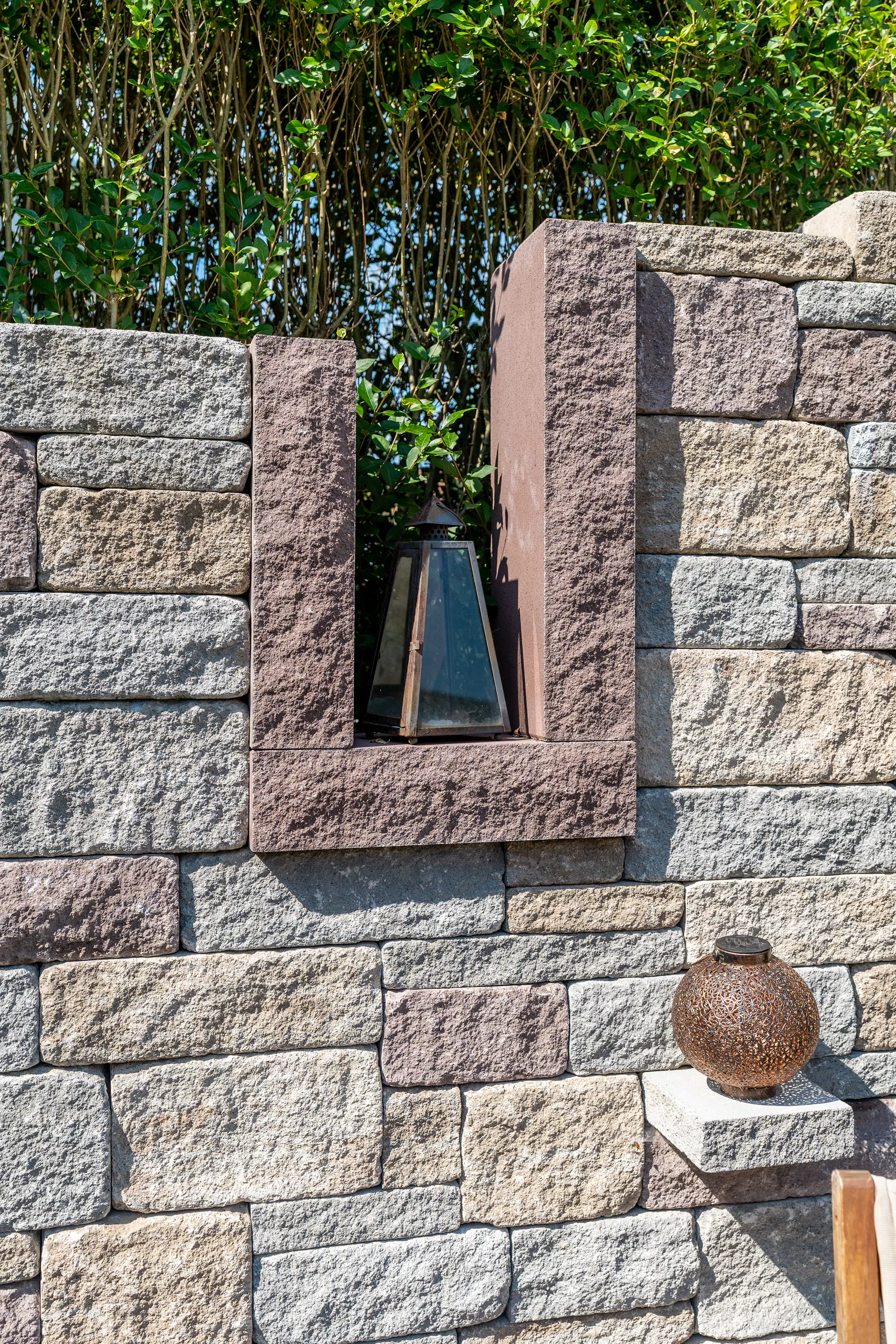 SANTURO Fensterleibung strukturiert porphyr L 80 cm B 30 cm H 15 cm