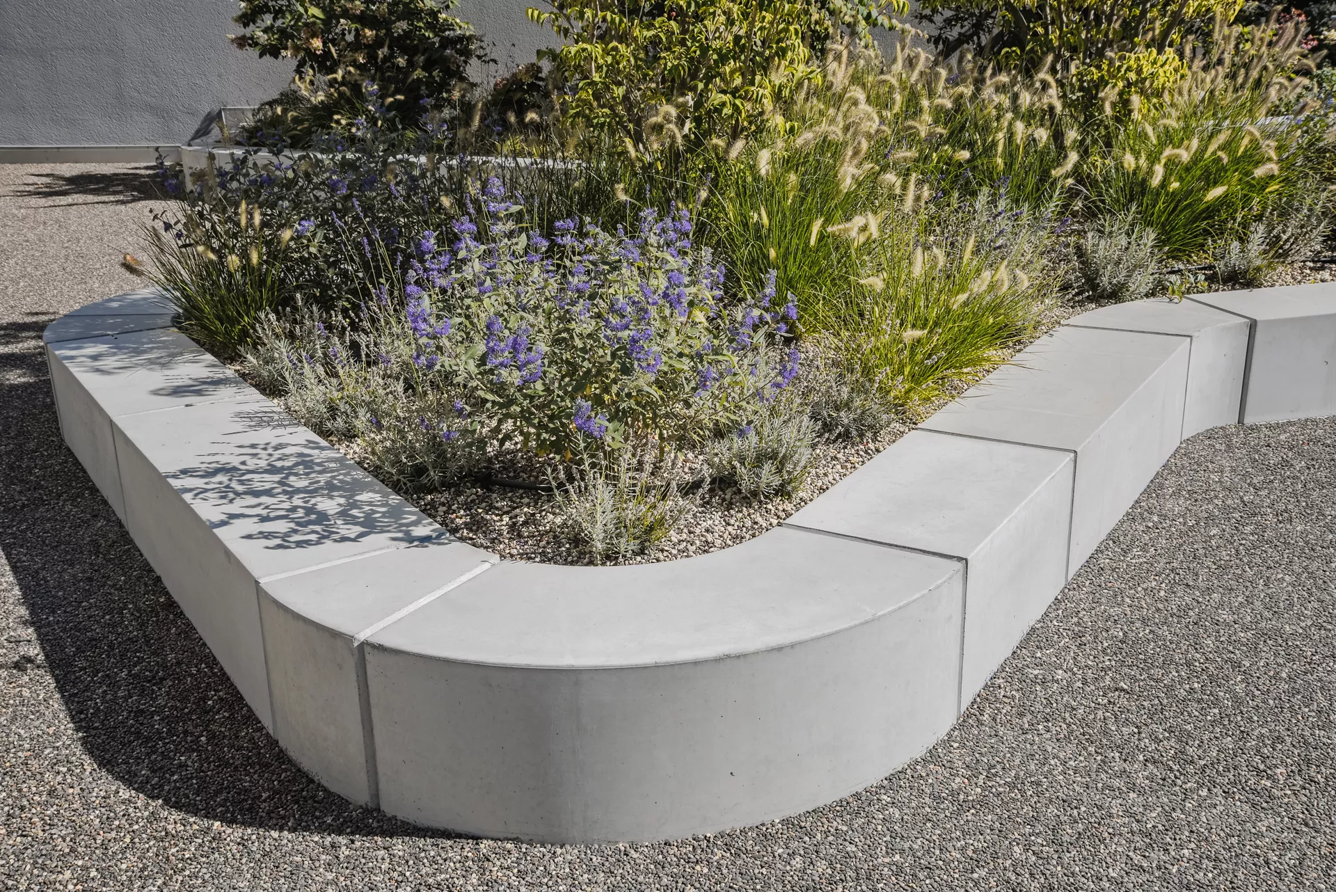 STOCKHORN U-Element Bogenelement rund R 80 cm a 45° grau L 57 cm B 40 cm H 50 cm