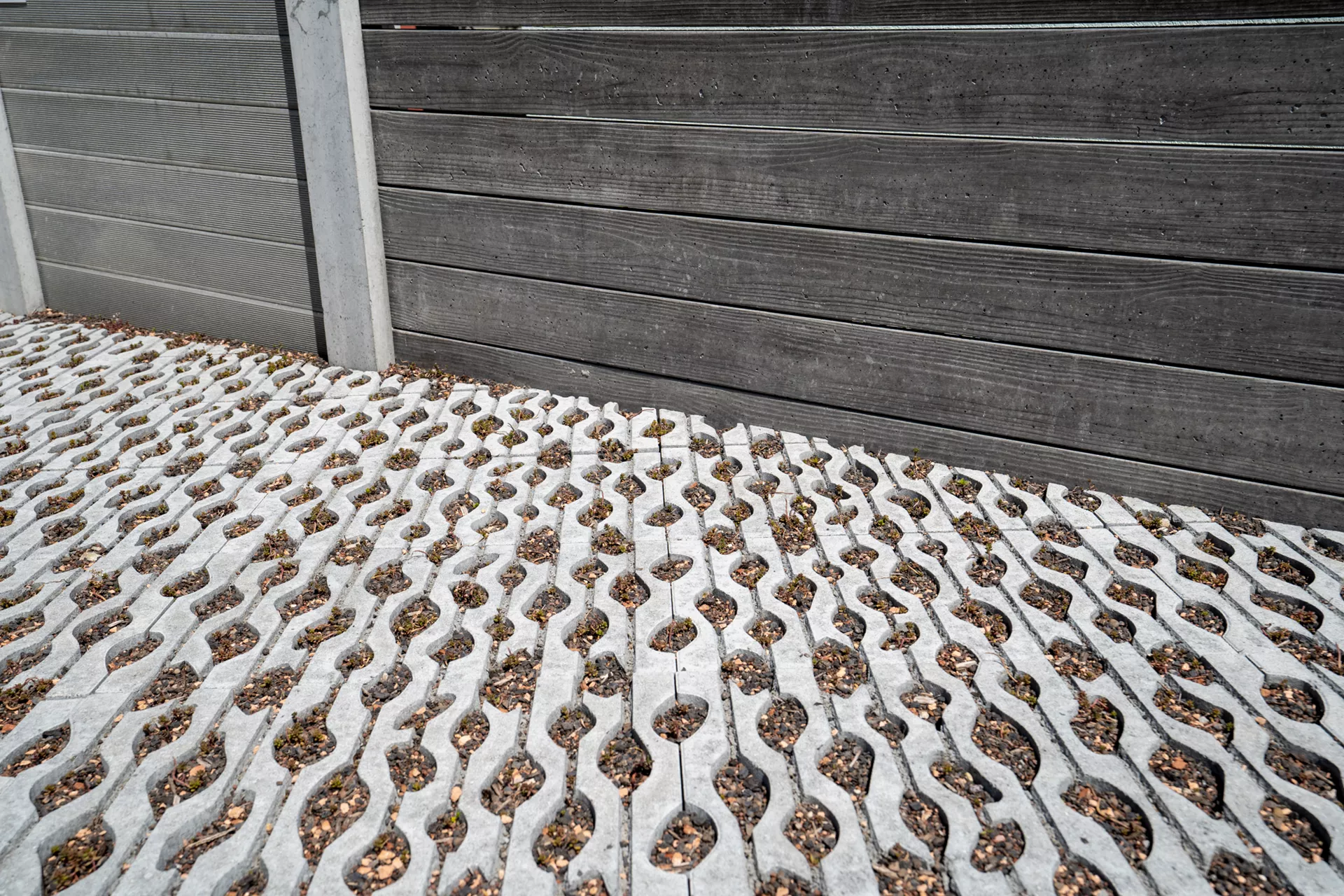 SENTONI Rasengitterstein mit Nocken grau glatt L 60 cm B 40 cm H 10 cm