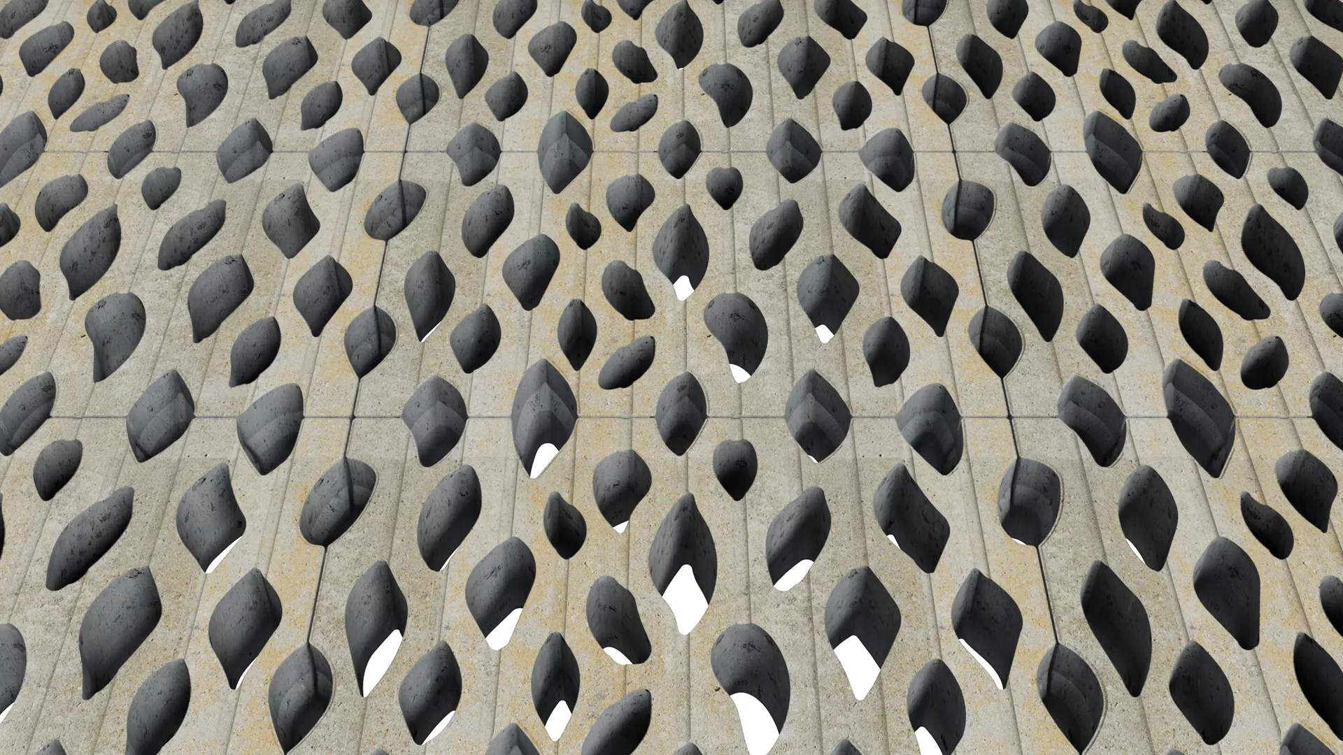 SENTONI Rasengitterstein mit Nocken grau glatt L 60 cm B 40 cm H 10 cm