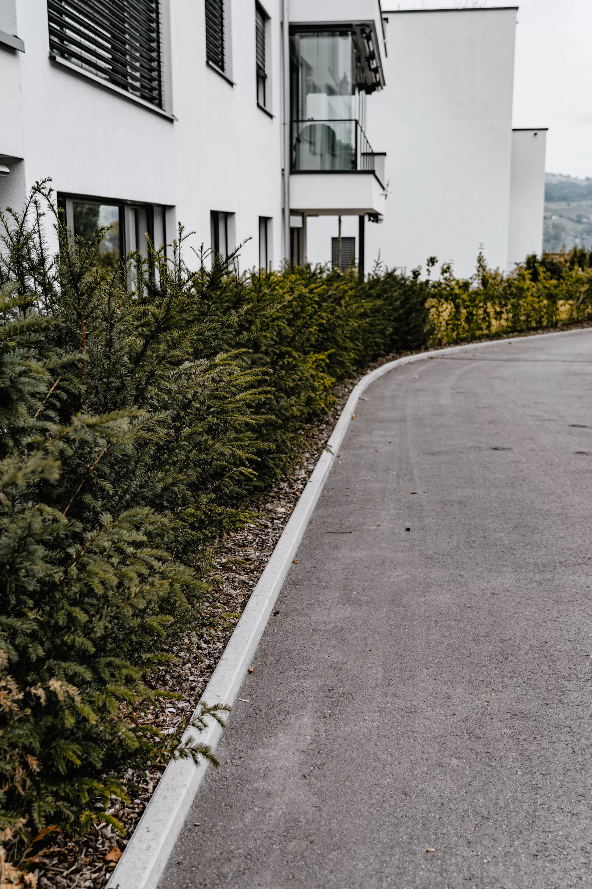 Stellplatte grau glatt beidseitig gefast L 100 cm B 8 cm H 30 cm