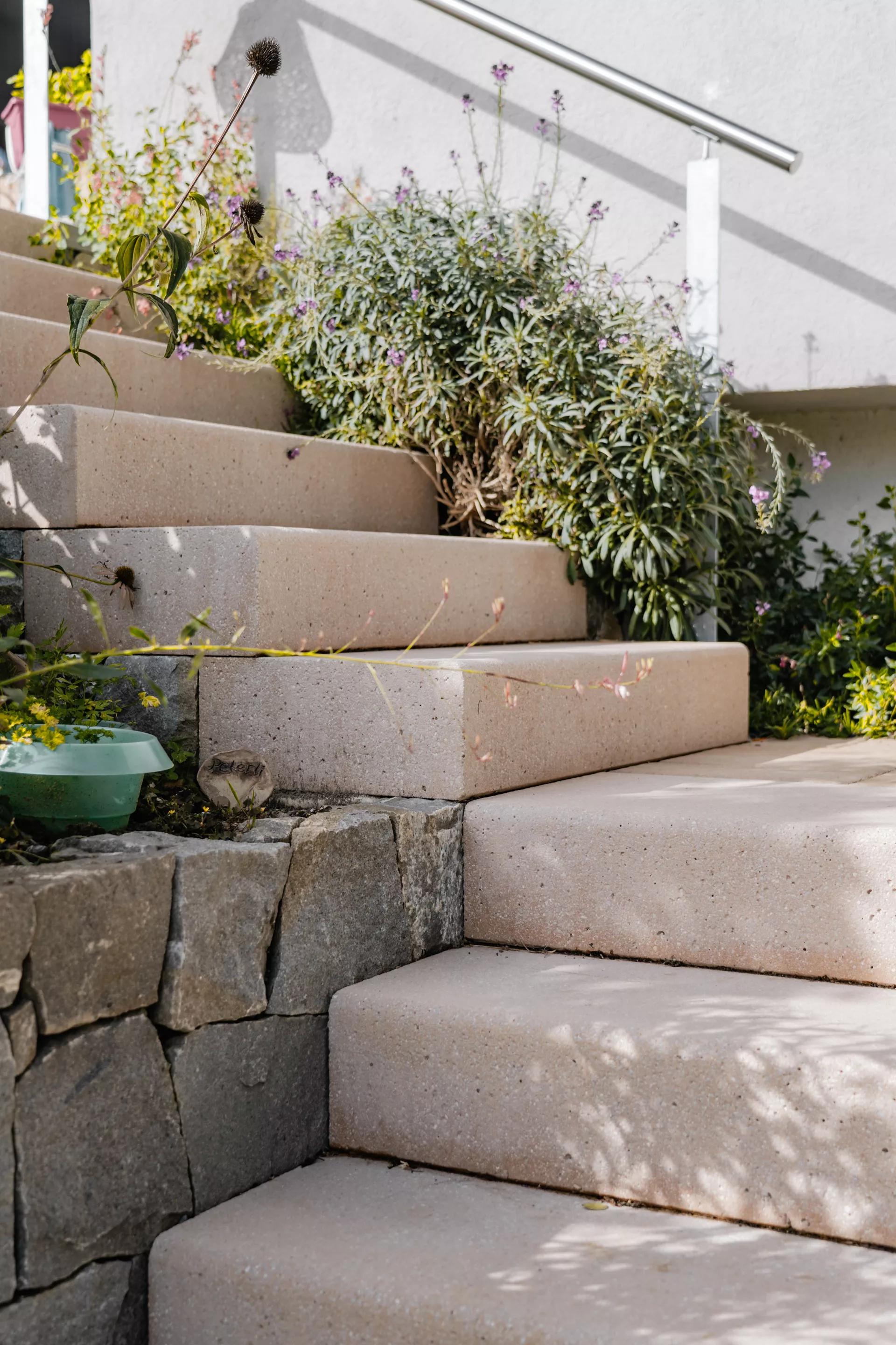 PARADISO Blockstufe ocker gestrahlt gefast L 100 cm B 40 cm H 17 cm