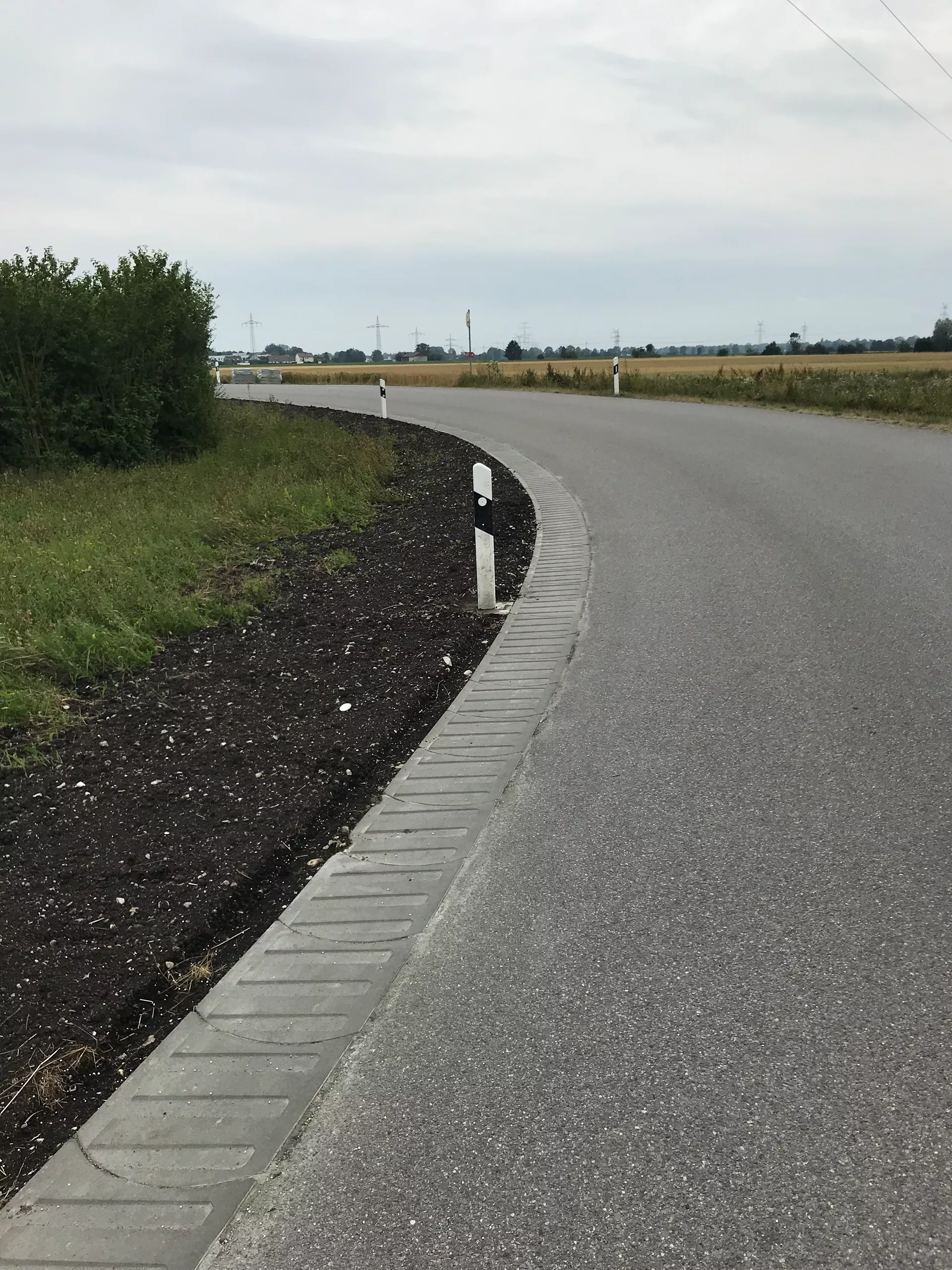 STRADAFINO Bankett- und Spurelement grau gerillt gefast L 50 cm B 50 cm H 14 cm