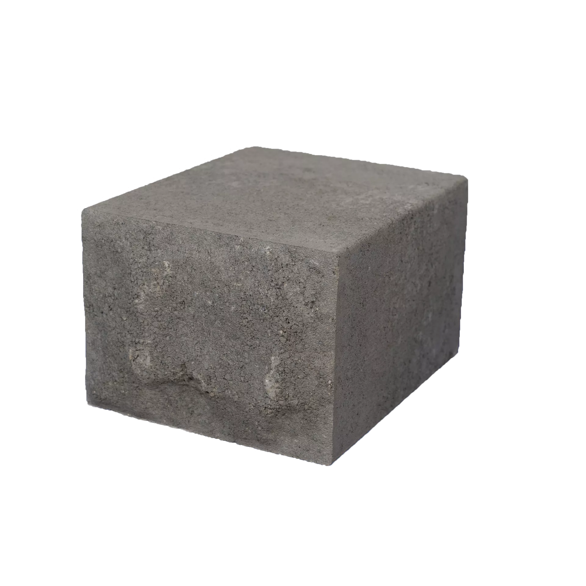 CUATRO Mauersteine schwarz-weiss mit 1-seitiger Felsstruktur L 20-35 cm B 25 cm H 15 cm