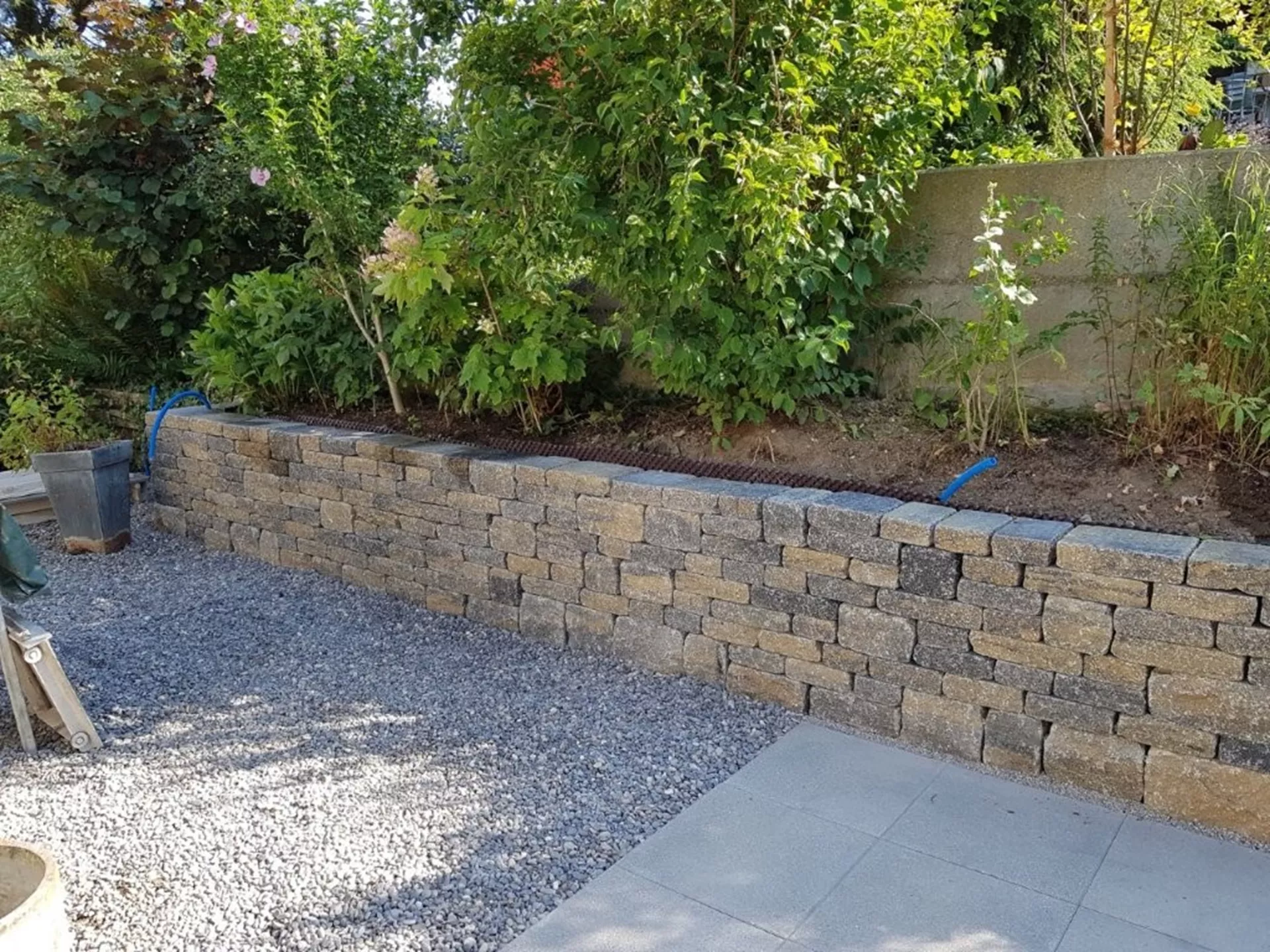 VERZASCA Weinbergmauer allseitig gerumpelt beige marmoriert L 16 cm B 16 cm H 22.5 cm