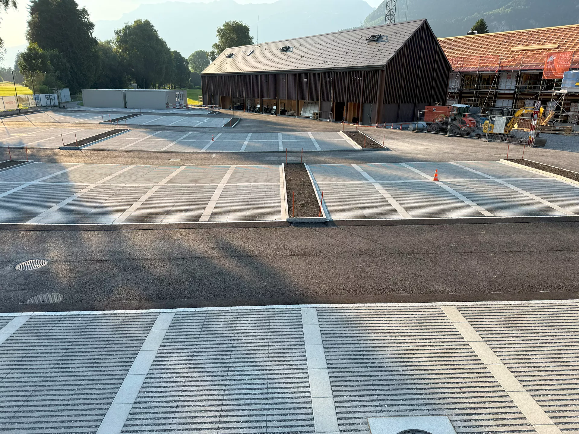 RAINA Rasenliner mit Verschiebesicherung grau glatt L 60 cm B 40 cm H 10 cm