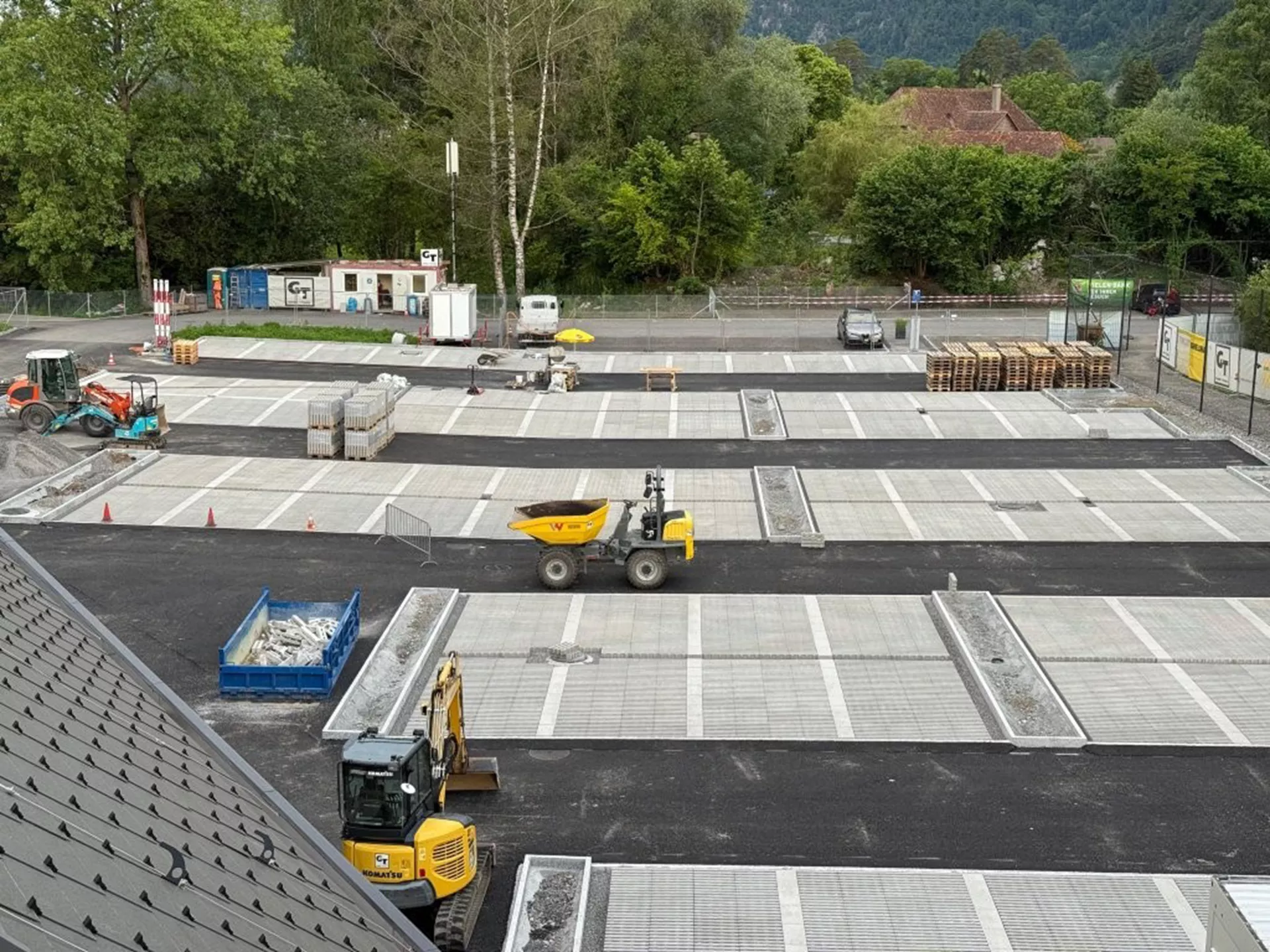 RAINA Rasenliner mit Verschiebesicherung grau glatt L 60 cm B 40 cm H 10 cm