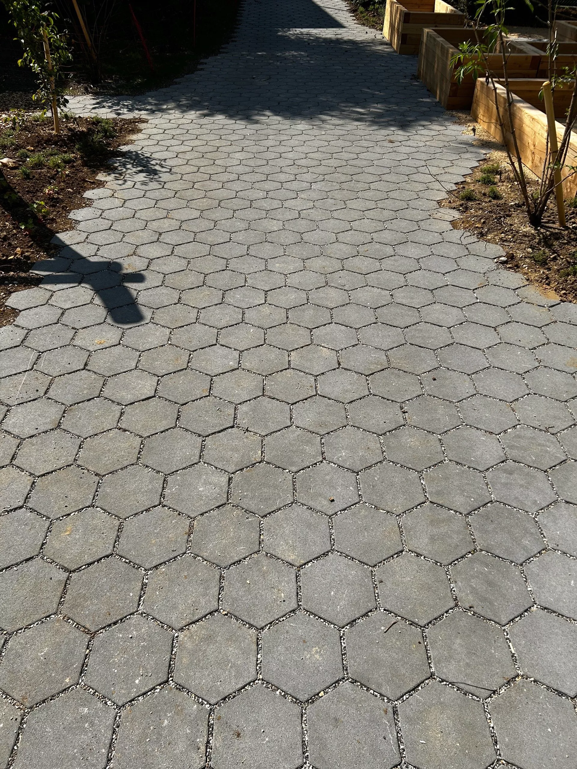 OMEGA Ökosteine Normalstein grau glatt fein gefast L 28.5 cm B 25 cm H 6 cm