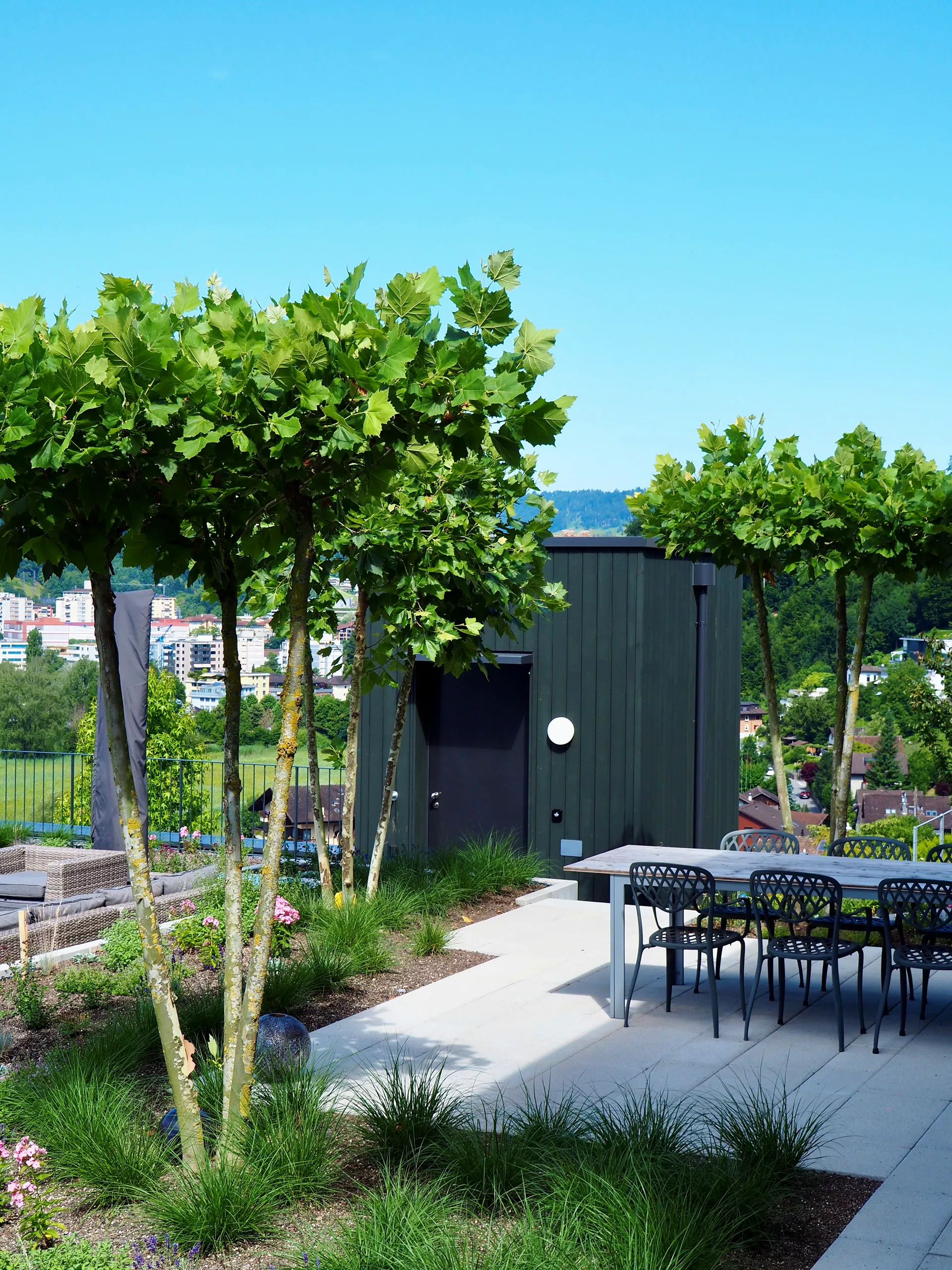 FINALGO Vakuum Gehwegplatte grau gestrahlt gefast L 60 cm B 30 cm H 4 cm