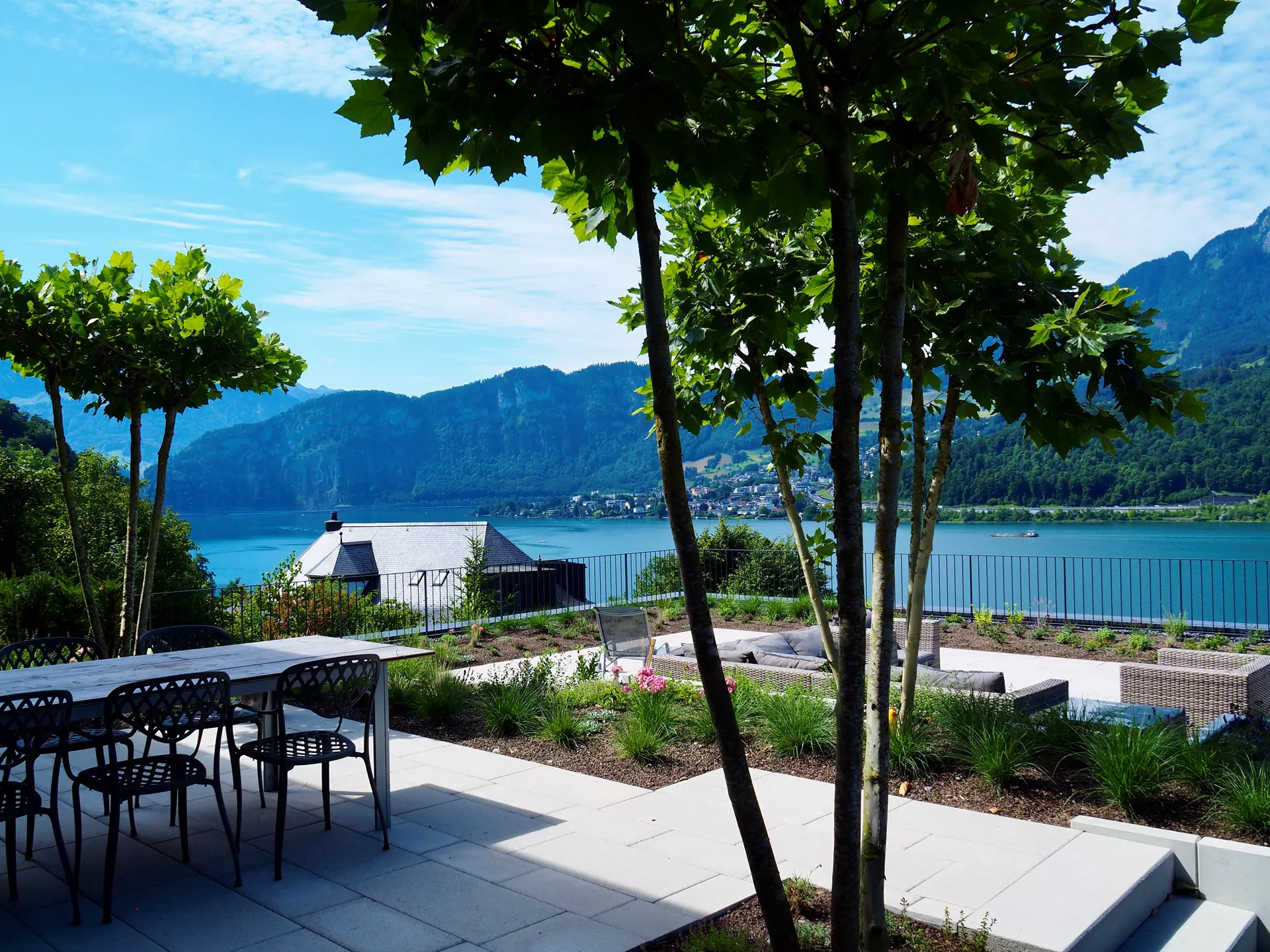 FINALGO Vakuum Gehwegplatte grau gestrahlt gefast L 50 cm B 25 cm H 4 cm