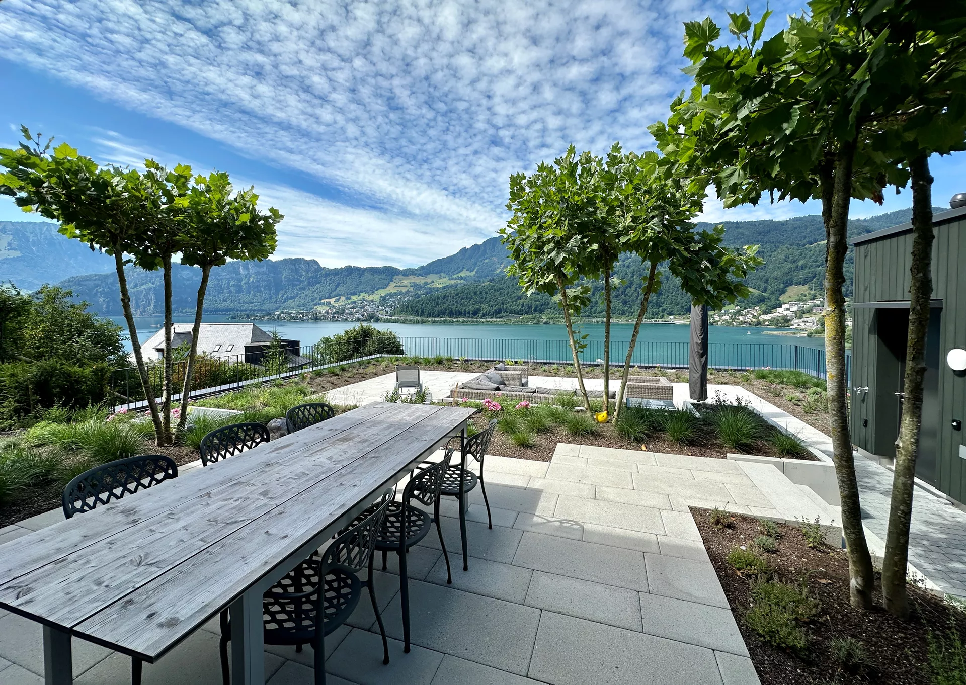 FINALGO Vakuum Gehwegplatte grau gestrahlt gefast L 80 cm B 40 cm H 4 cm