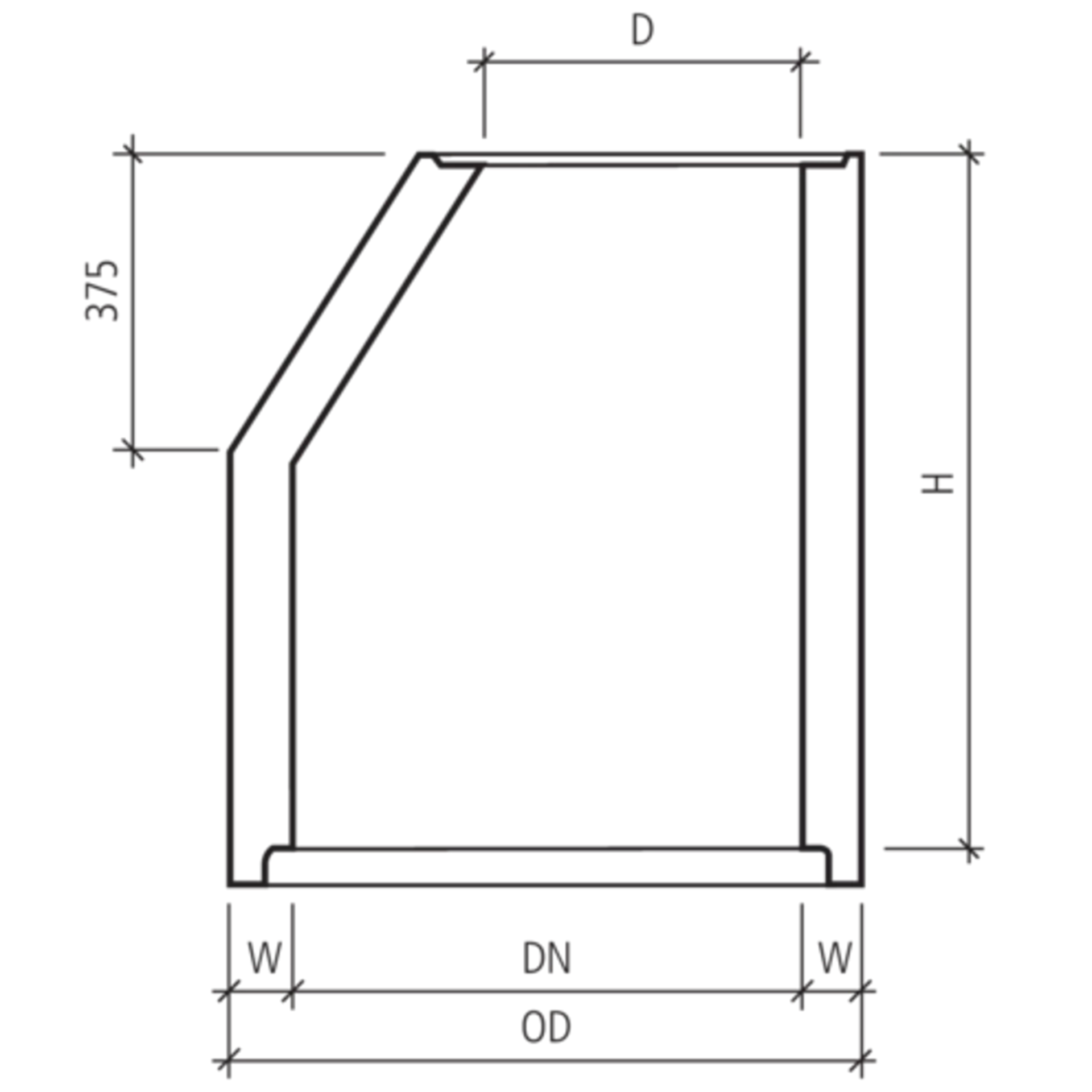 CENTUB<sup>®</sup> RIKO<sup>®</sup> Schachtring mit Konus