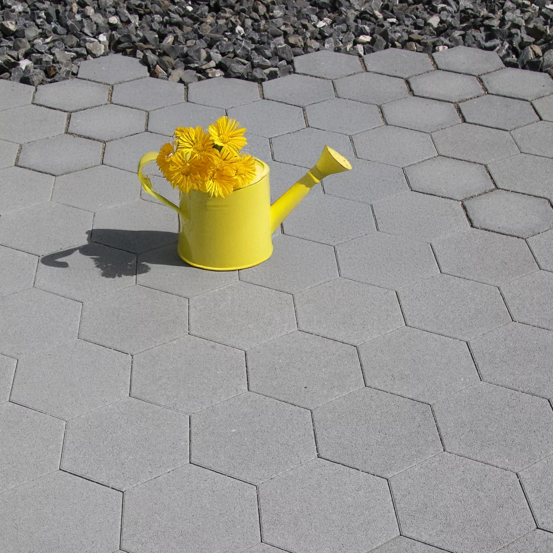 OMEGA<sup>®</sup> Sechseckpflastersteine gefast glatt