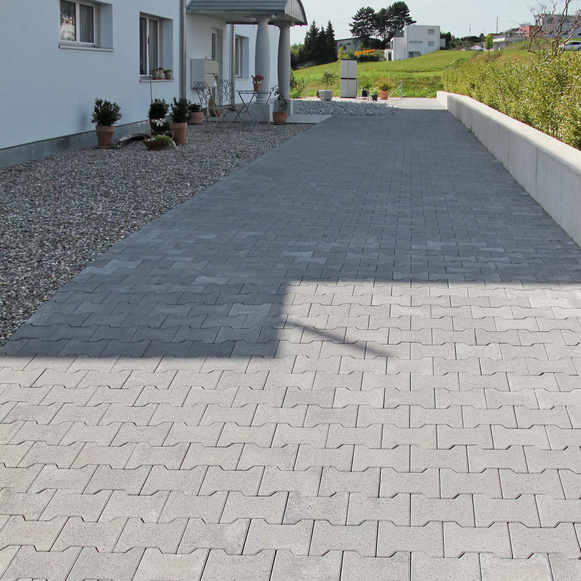 H Verbundsteine fein gefast