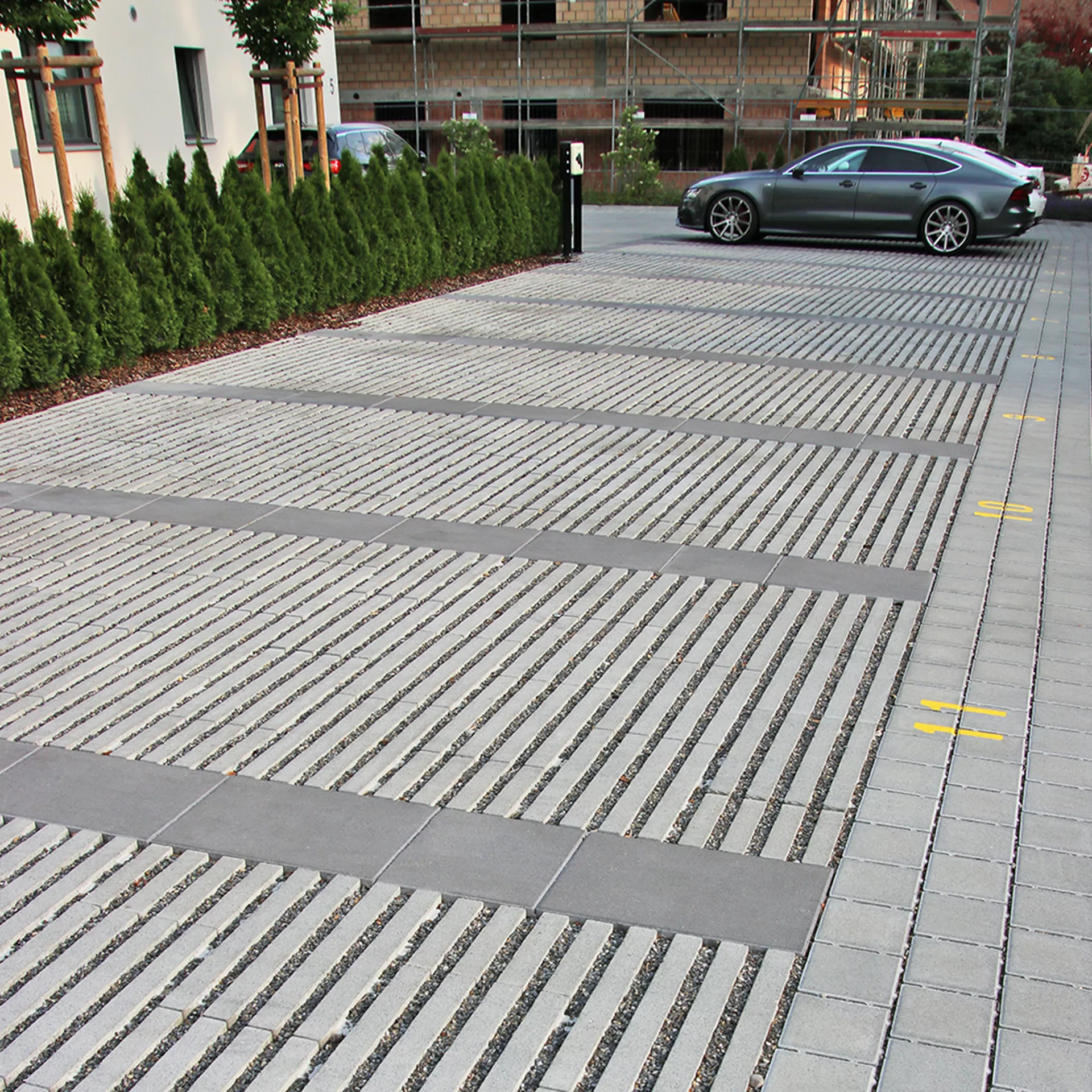 Schrittplatten mit Nocken