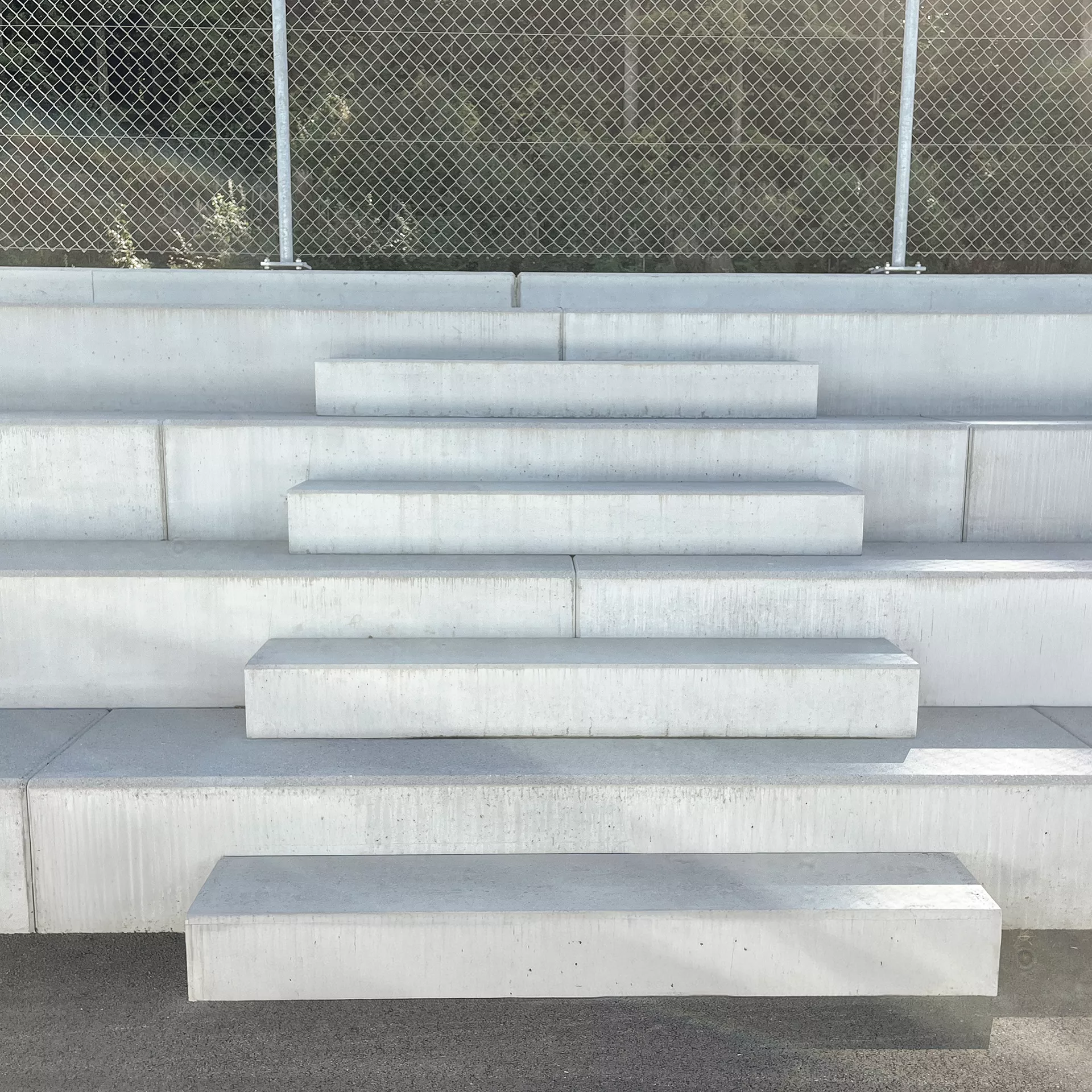 Blockstufen zu Vierkantelementen