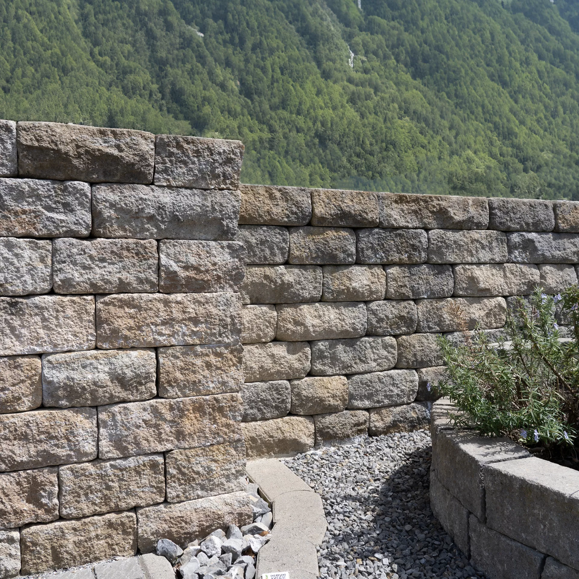 SANTURO Landhausmauer Typ 2 2-seitig gespalten jurakalk Kanten gebrochen L 30-50 cm B 25 cm H 15 cm