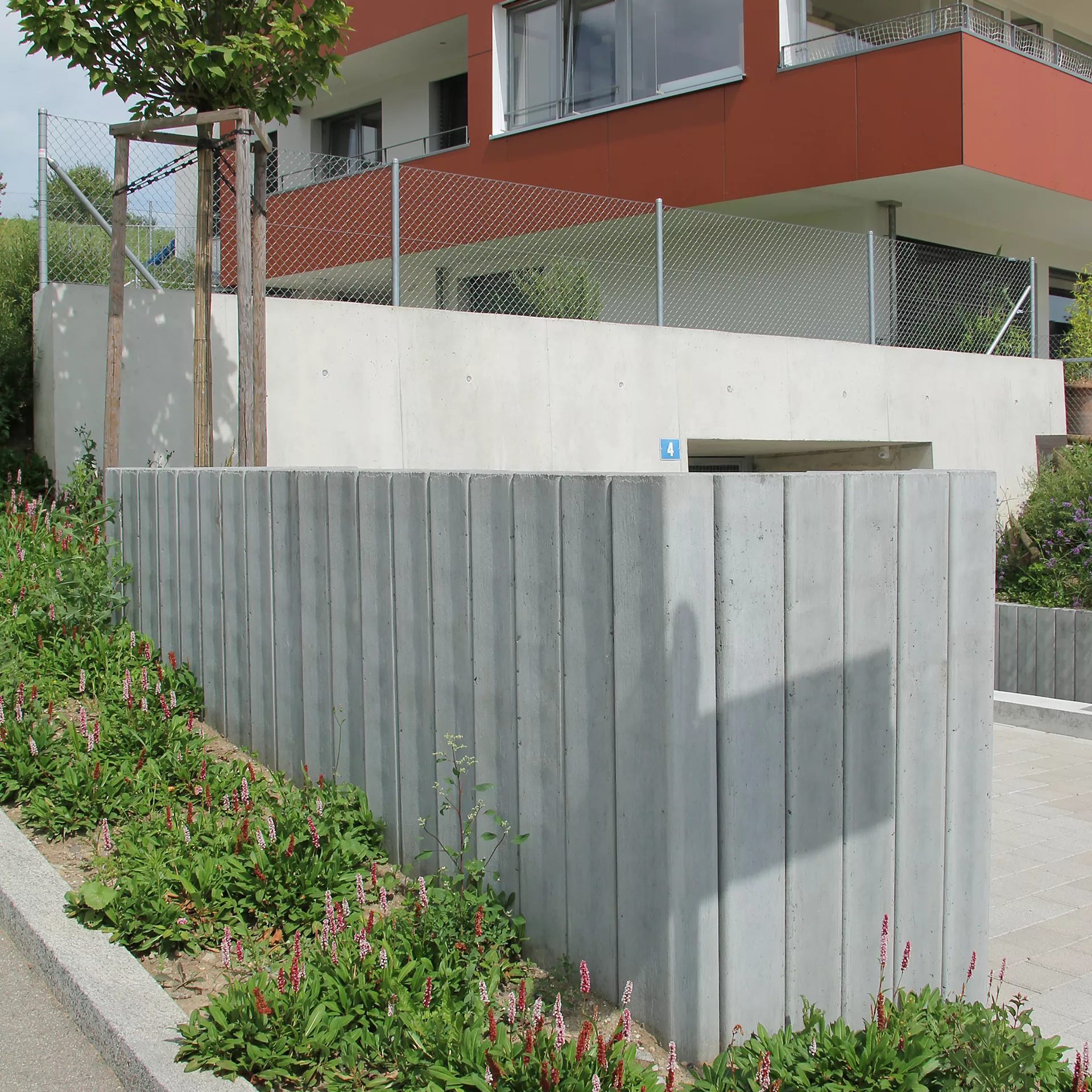 Palisaden rechteckig