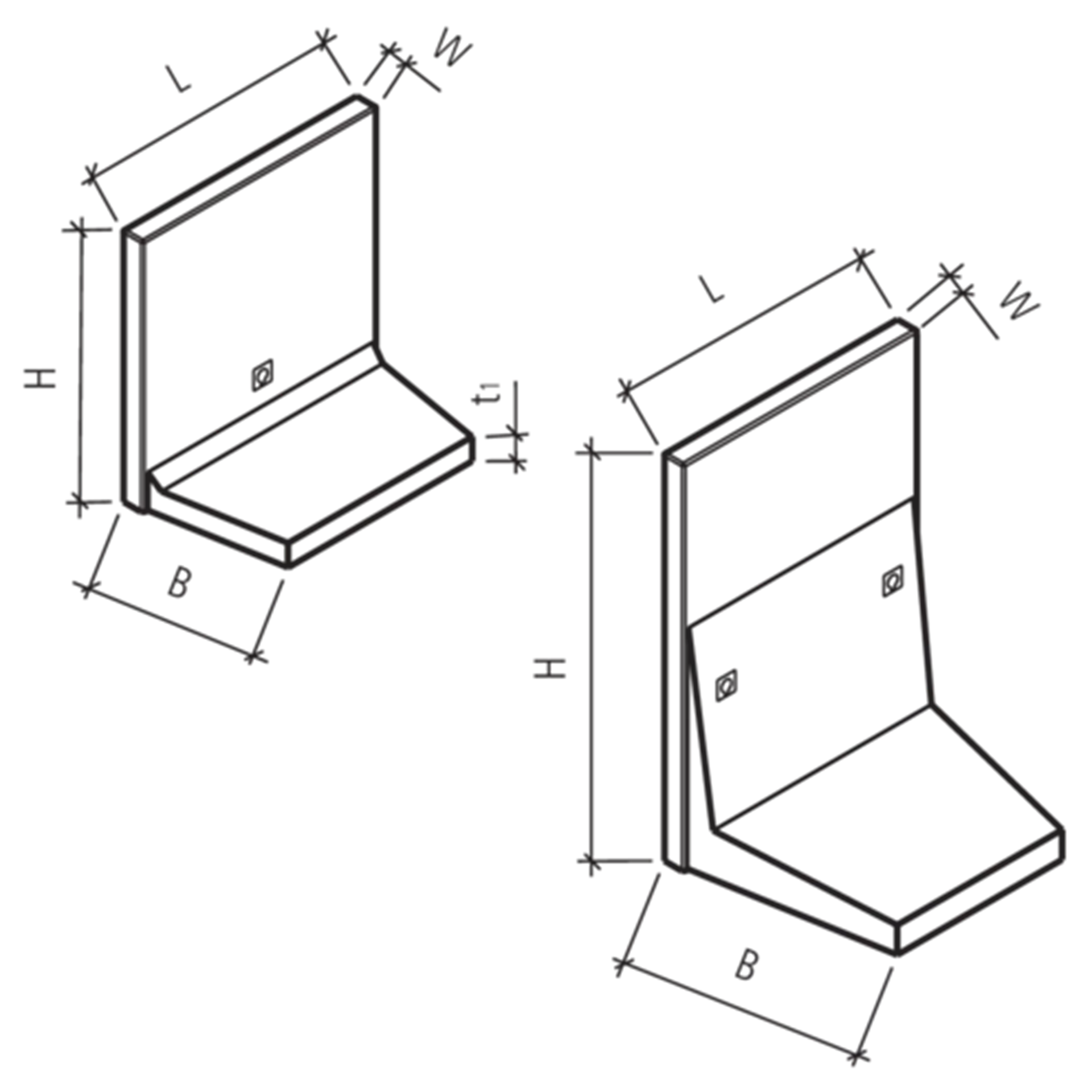 ROZTEC<sup>®</sup> MIDI Winkelplatten gestrahlt