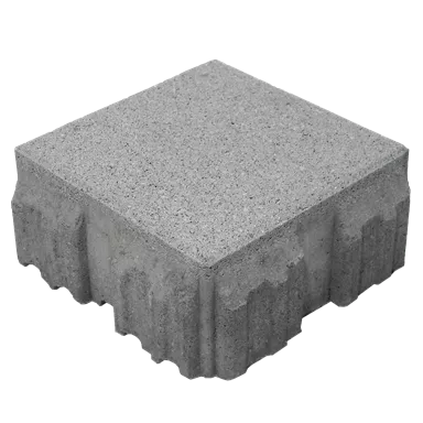 VS 5 Schwerlast Ökostein mit Verschiebesicherung englisch pal. grau glatt gefast L 22.5 cm B 22.5 cm H 10.8 cm