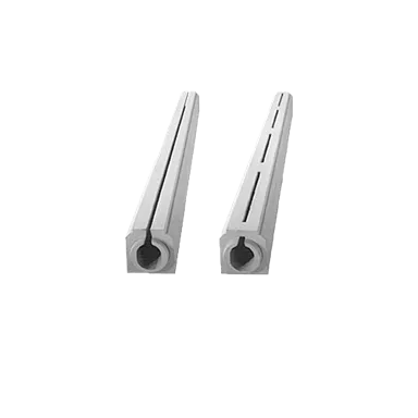 SECURRO Schlitzrinne grau mit durchgehendem Schlitz unbehandelt ohne Gefälle BK F 900 L 4000 mm B 400 mm H 430 mm