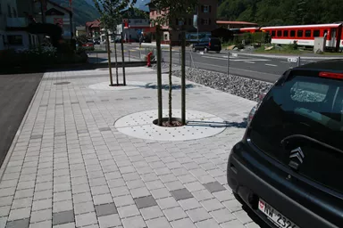 TREETUB Betondeckel 2-teilig mit Stammöffnung zentrisch D 220 cm H 12 cm