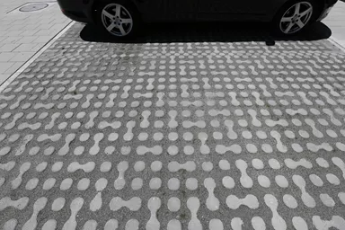 LUNIX Rasengitterstein grau glatt L 53.2 cm 39.9 cm H 12 cm