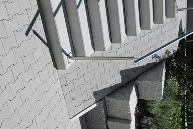 PARCO Blockstufe grau abgerieben stirnseitig gefast L 100 cm B 36 cm H 15 cm