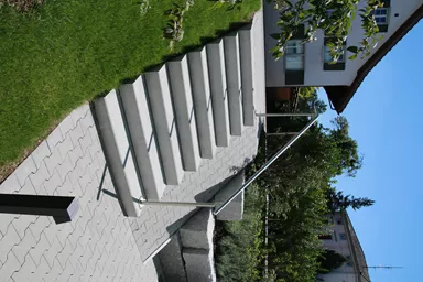 PARCO Blockstufe grau abgerieben stirnseitig gefast L 100 cm B 36 cm H 15 cm