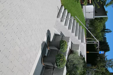 PARCO Blockstufe grau abgerieben stirnseitig gefast L 100 cm B 36 cm H 15 cm