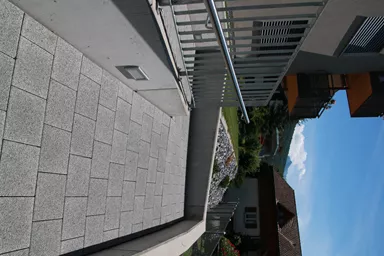 CARENA Sickerstein fino mit Nocken grau haufwerksporig gefast L 12.5 cm B 12.5 cm H 8 cm