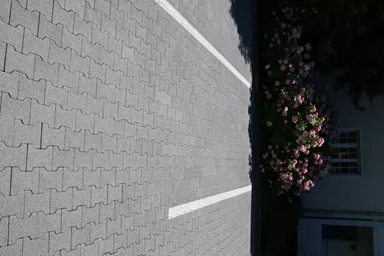 H Sickerstein Normalstein grau fein gefast L 20 cm B 16.5 cm H 8 cm